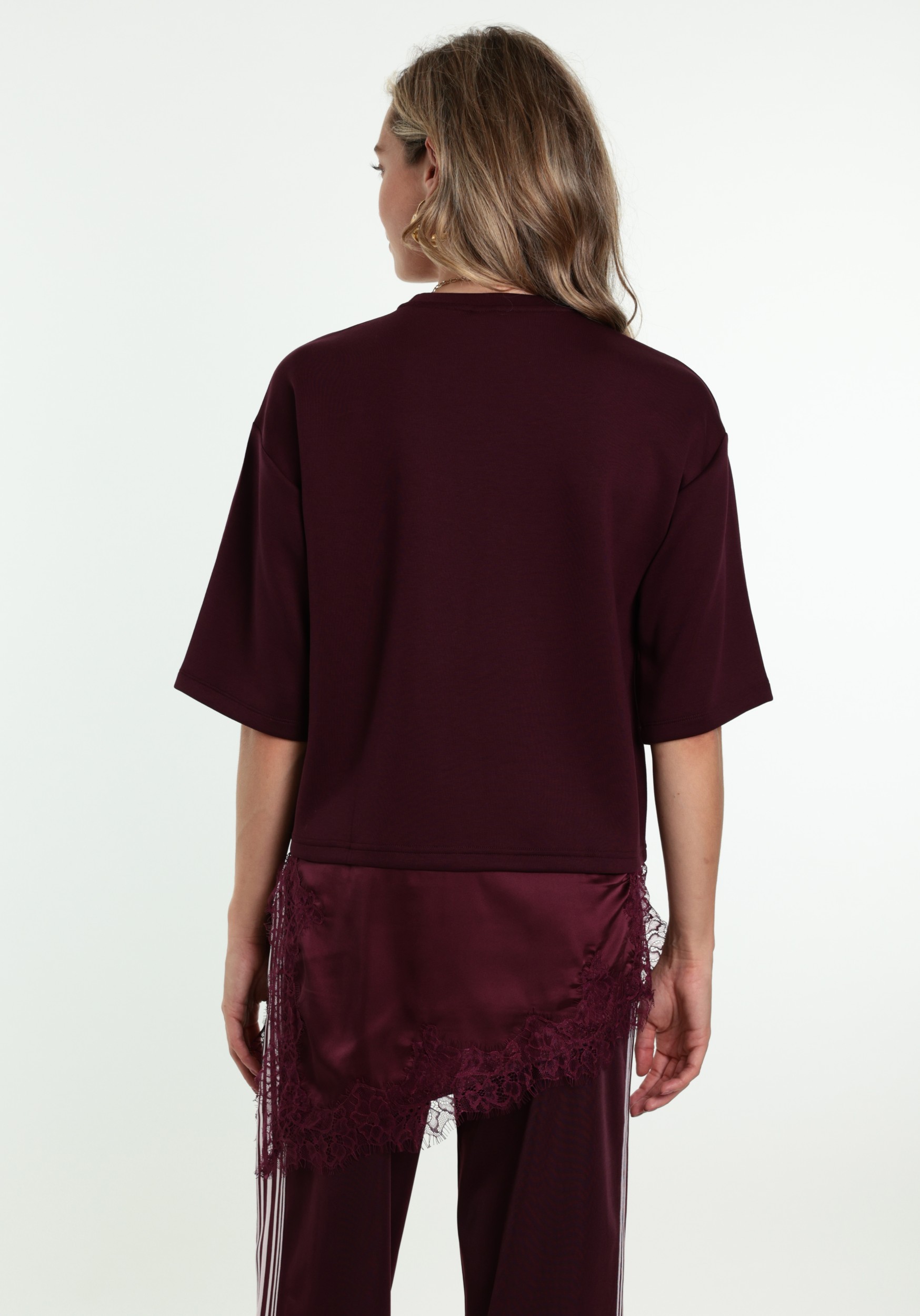 VERO MODA T-shirt Sofie 10355839 Bordeaux
