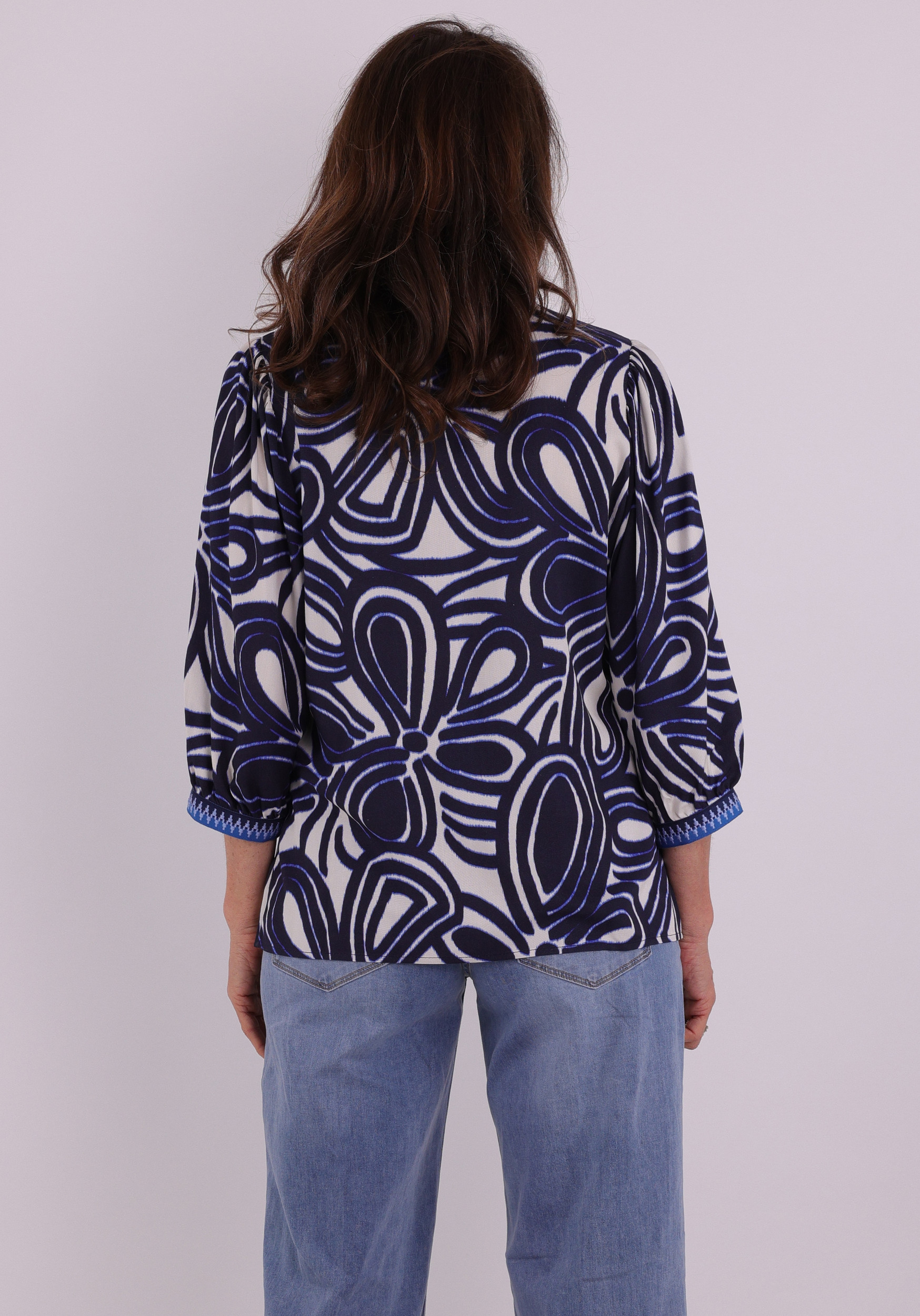 Geisha Blouse 63250-20 Blauw