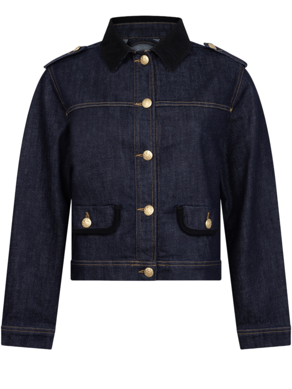 Aaiko BV Jacket Danny Denim CO 563 Donker blauw