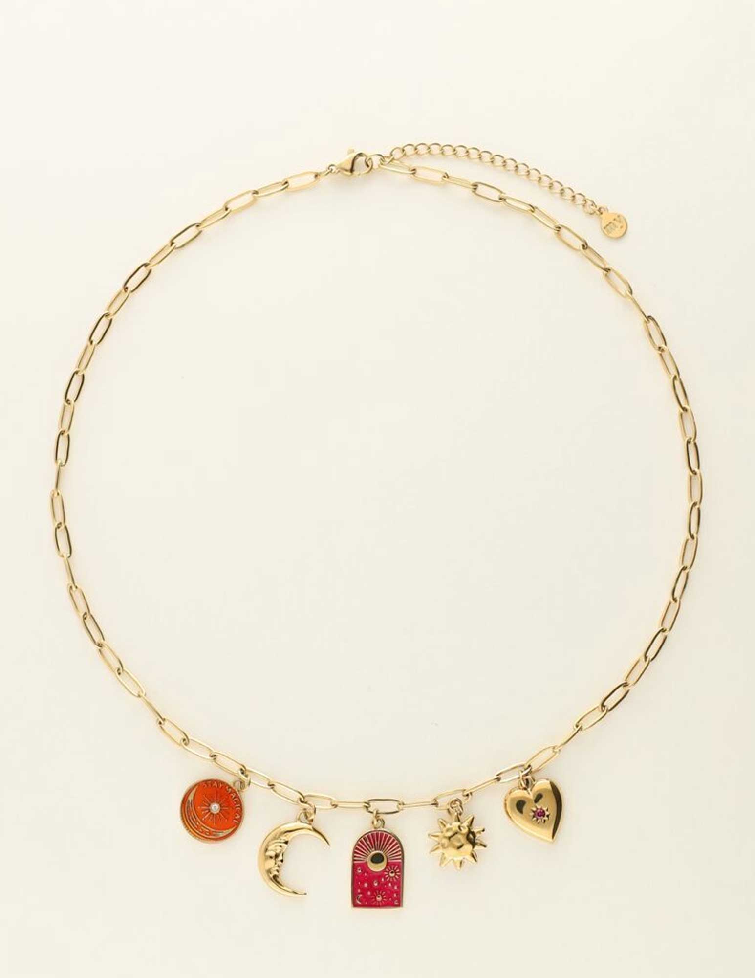 My Jewellery Mystic ketting met bedels MJ09419 Goud