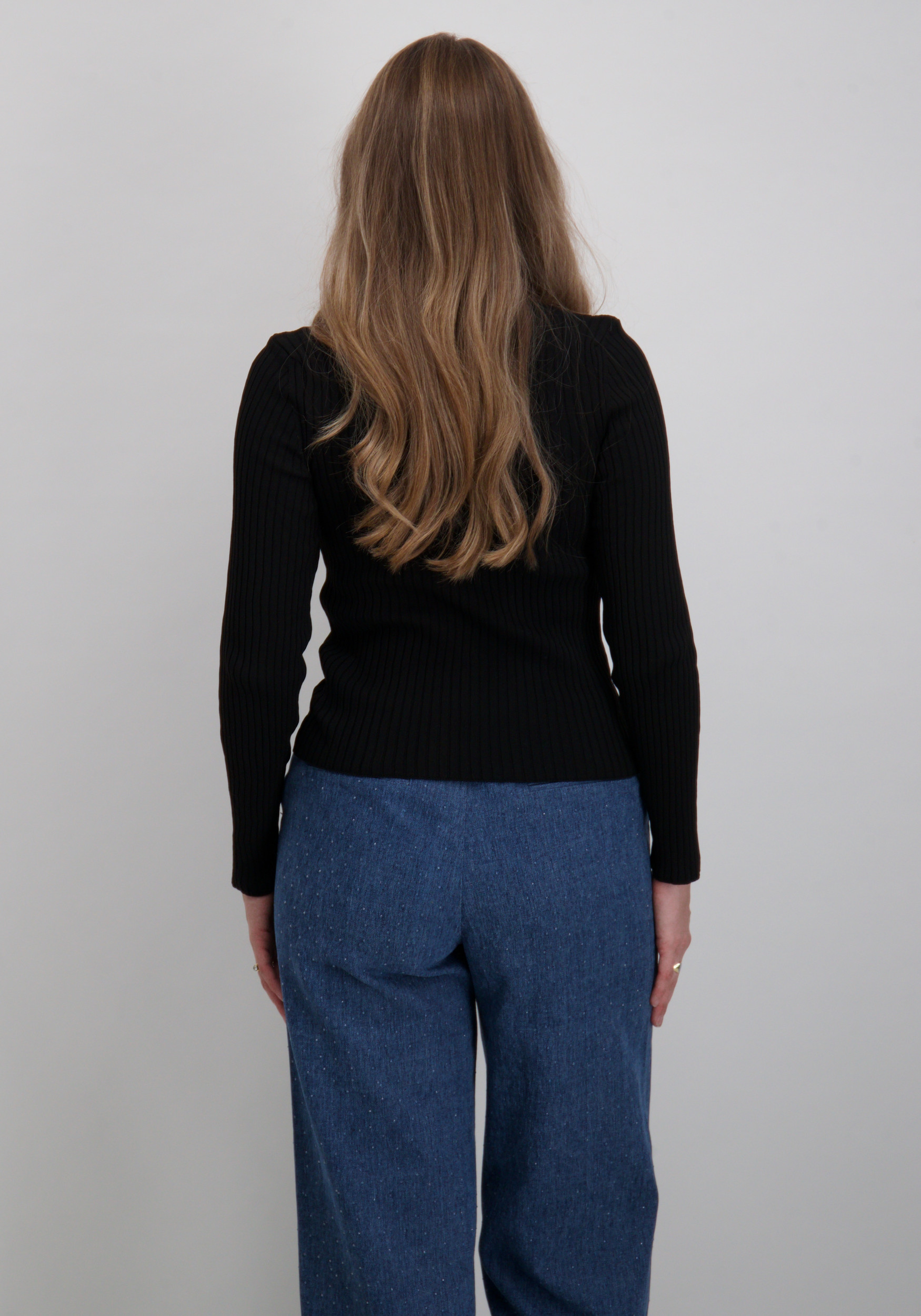 Only Shirt Elisa 15355354 Zwart