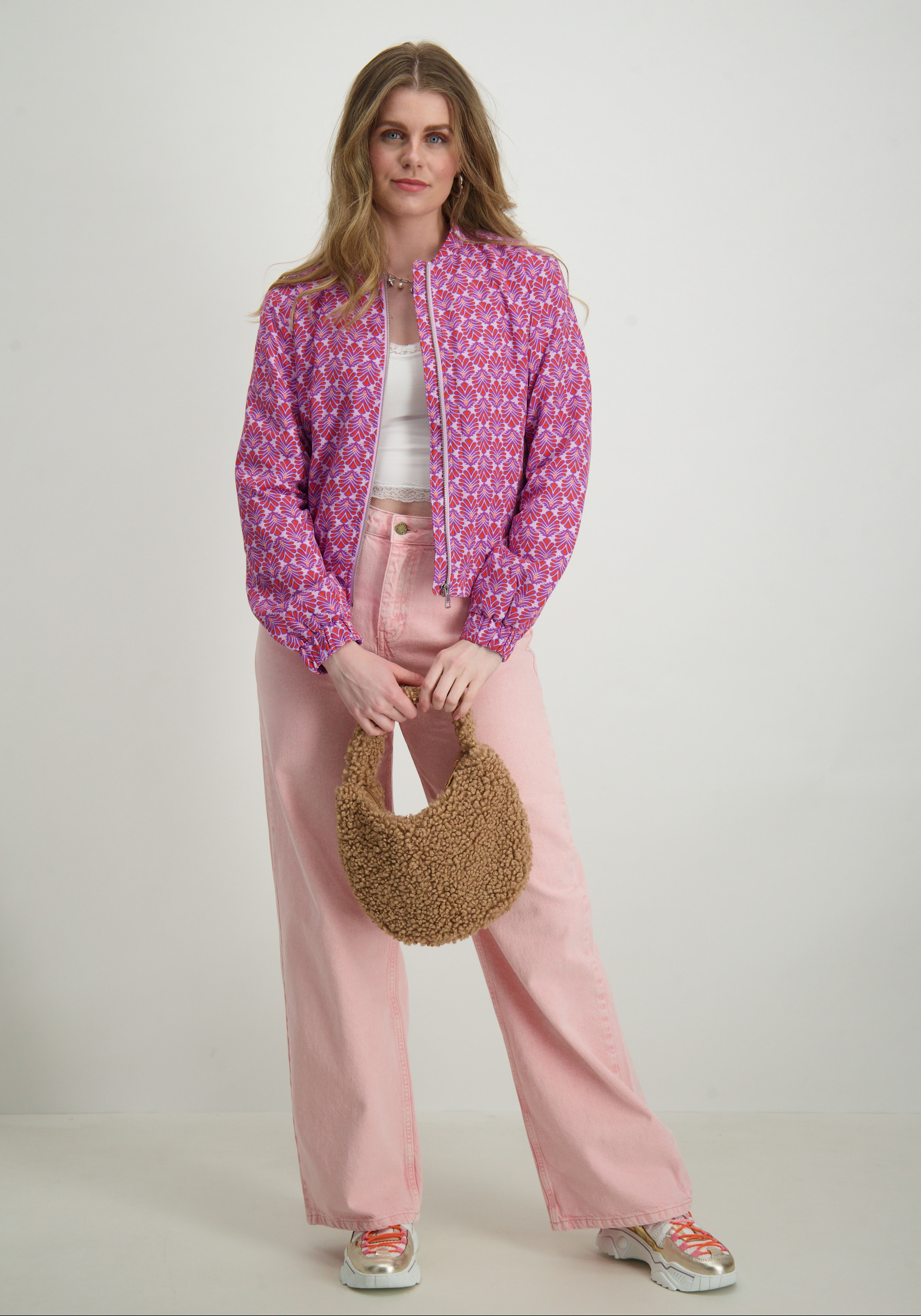 Only Cropped top Vicky  15190175 Wit