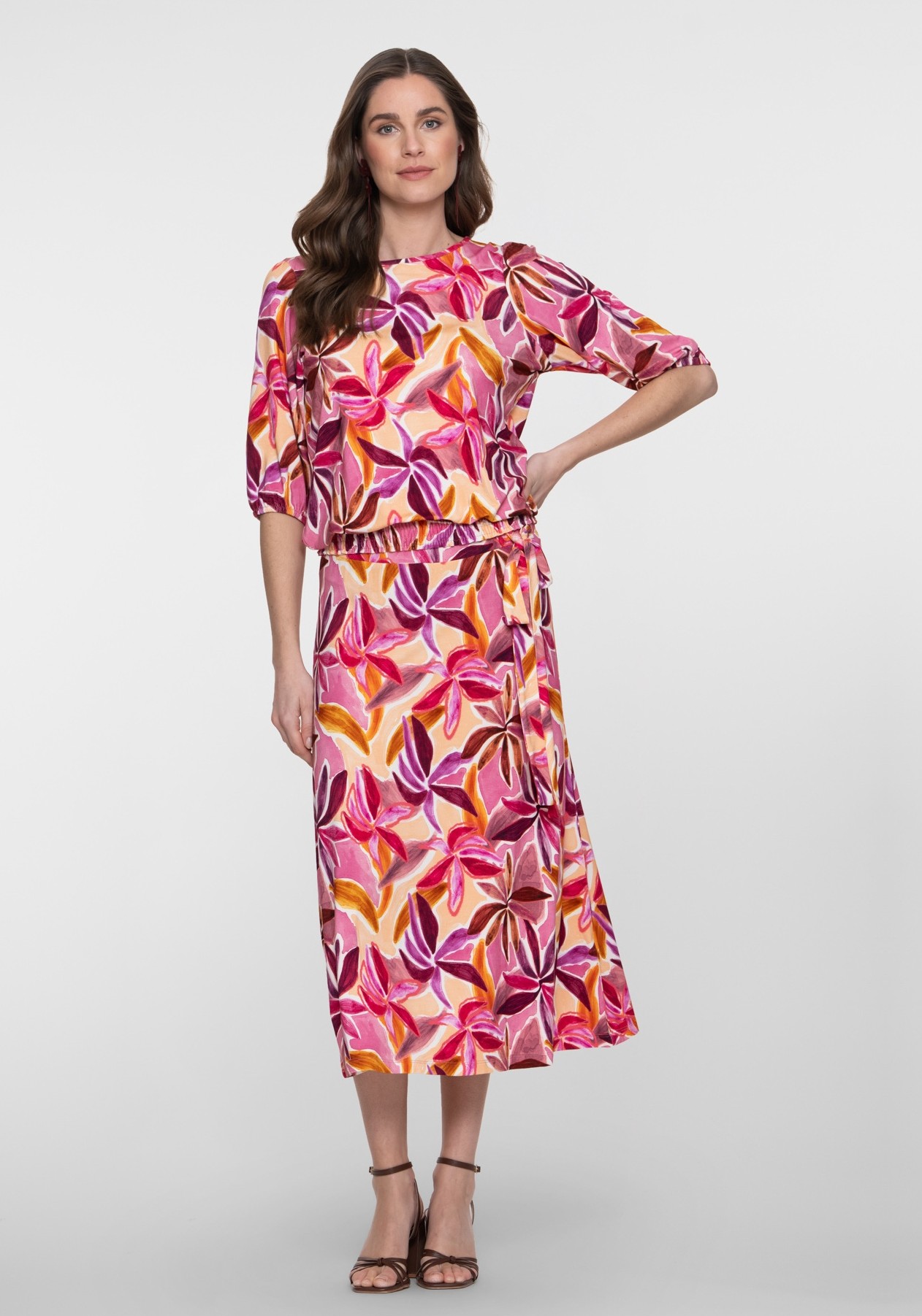 Geisha Lange rok 66070-60 JILL Paars