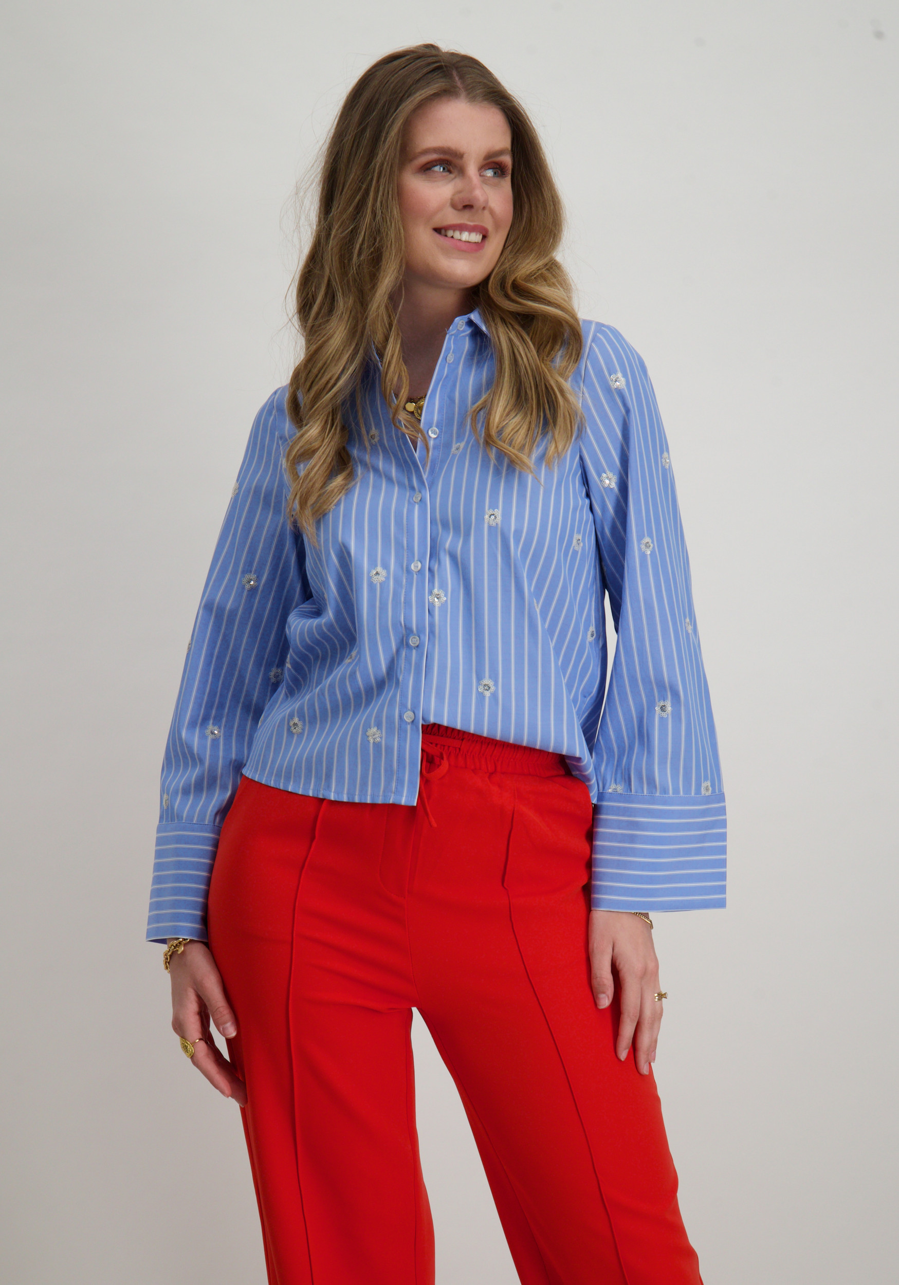 Vero moda Blouse Leila 10321872 Licht blauw