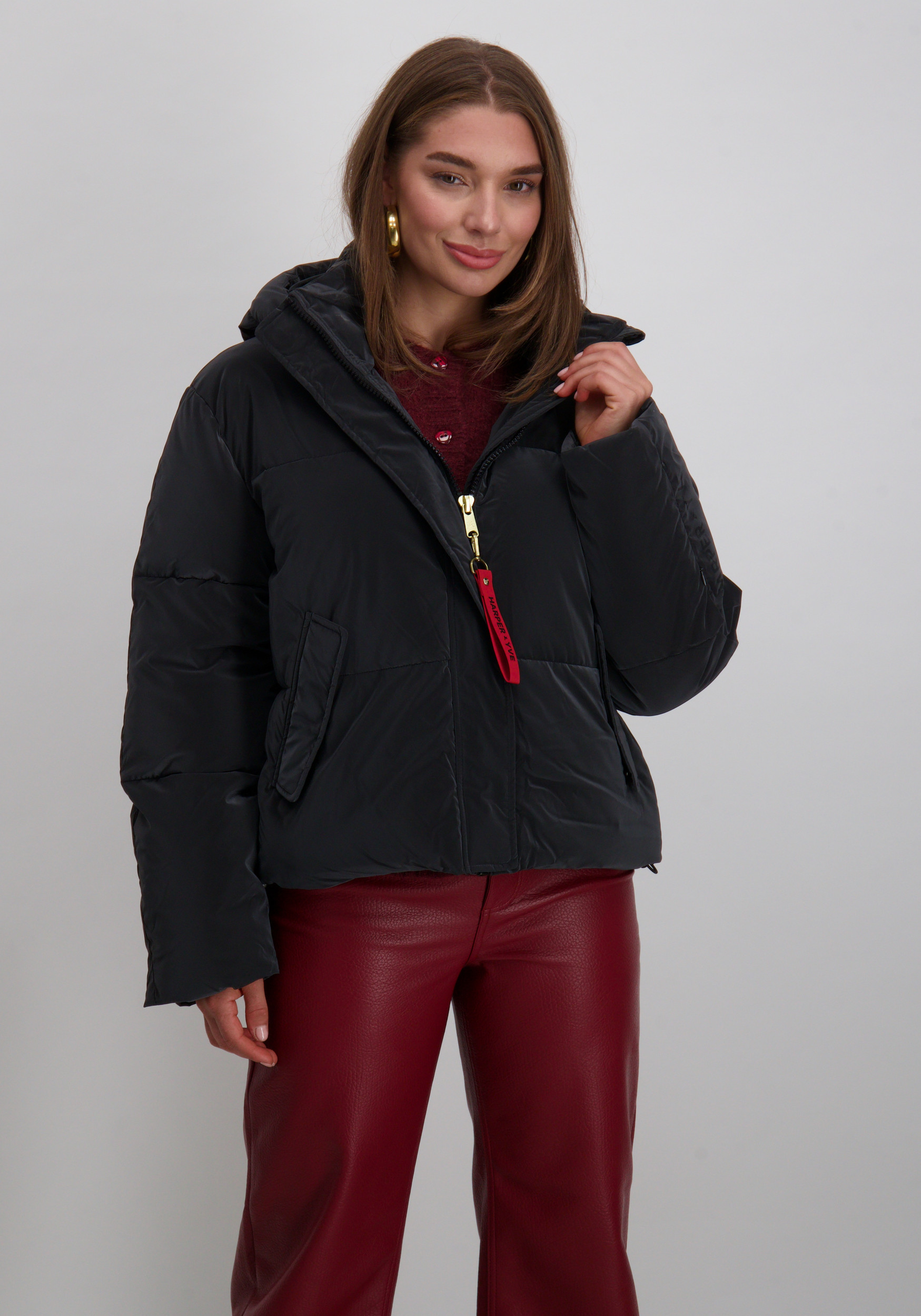 Harper & Yve Winterjas Abbie AW25N201 Zwart