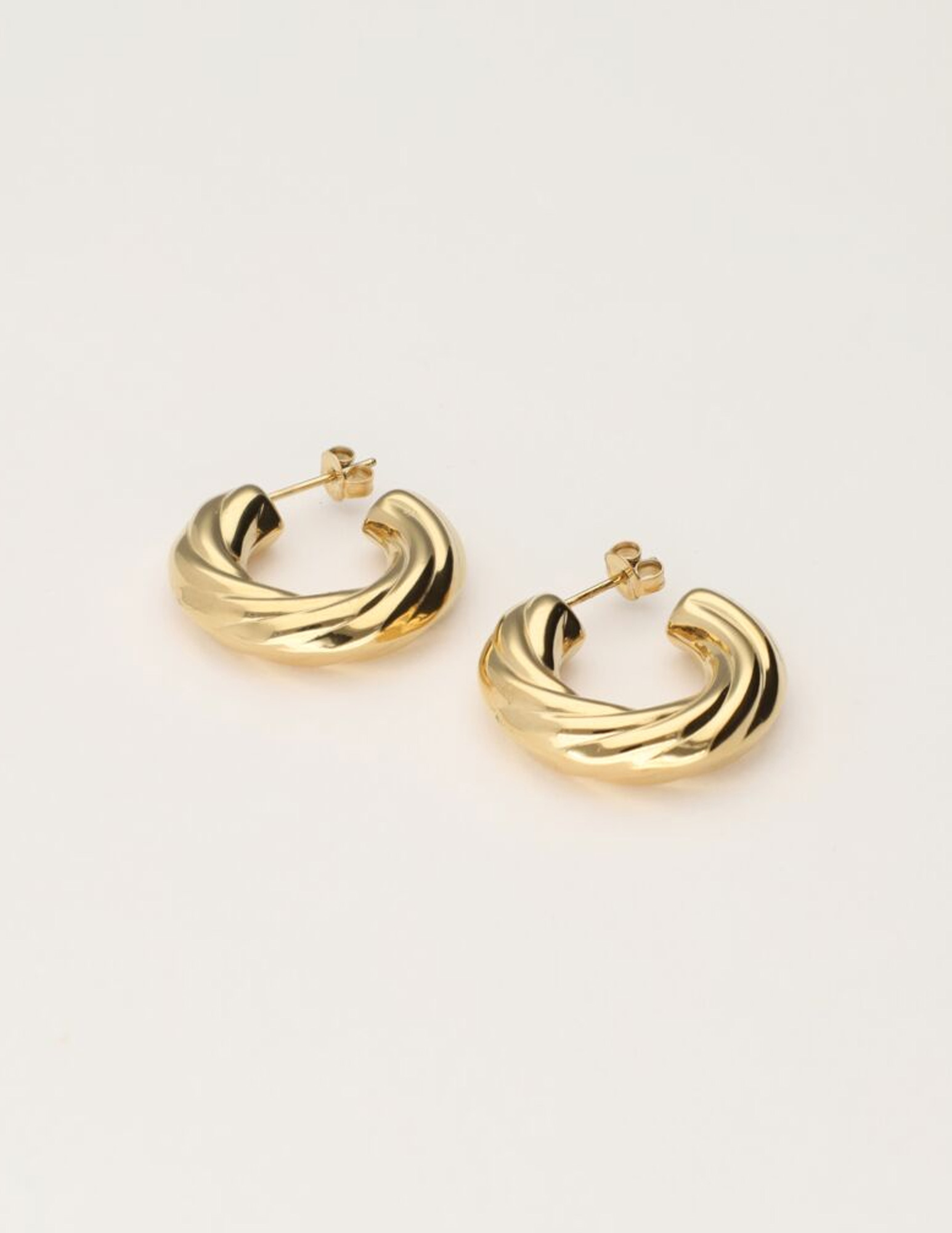 My Jewellery Vintage oorringen klein gedraaid MJ11525 Goud