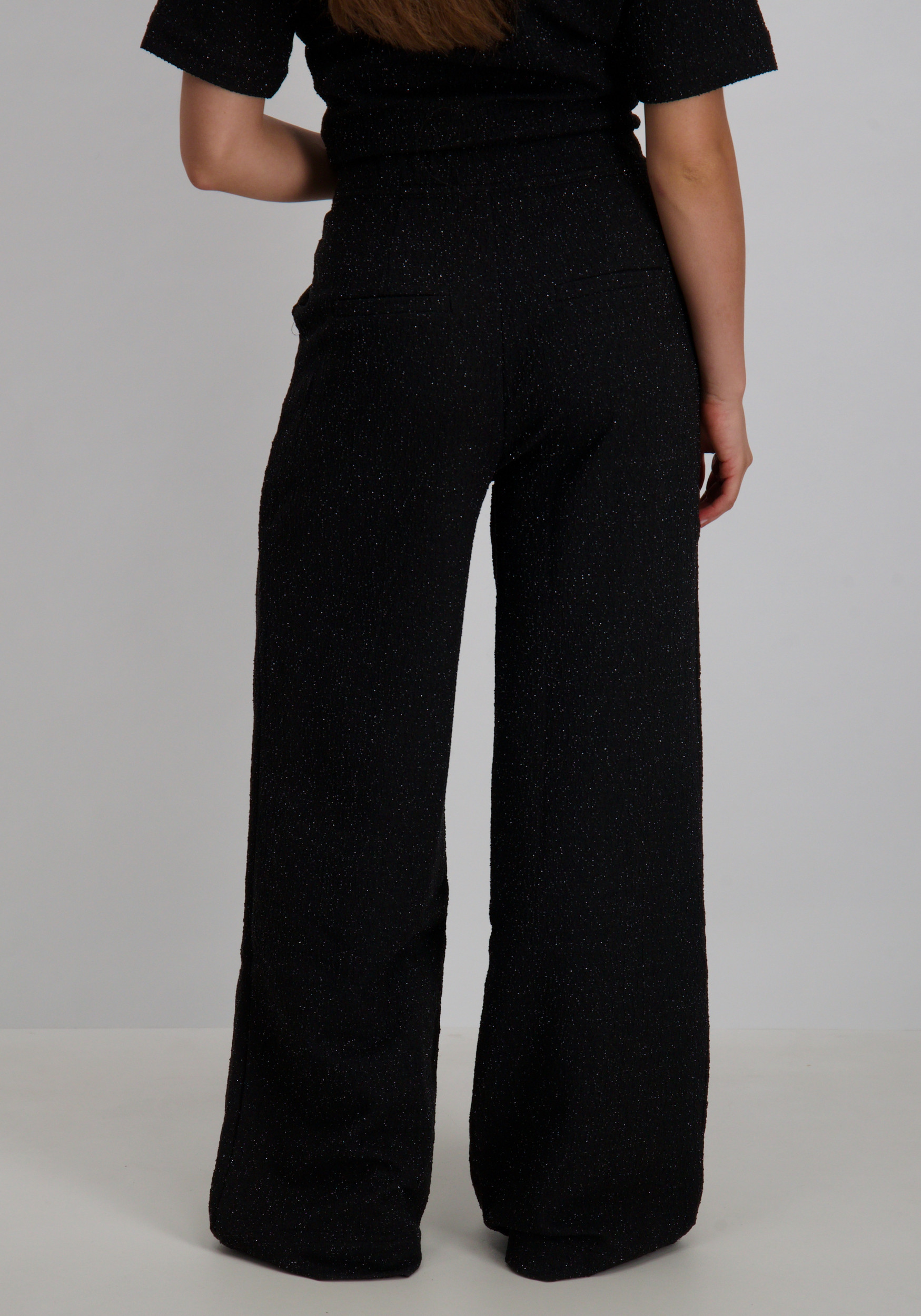 Lofty Manner Broek Dora QI32 Zwart