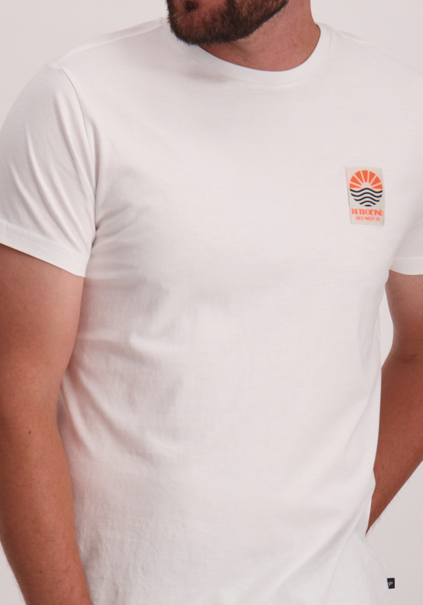 Petrol T-shirt M-1050-TSR624 Wit