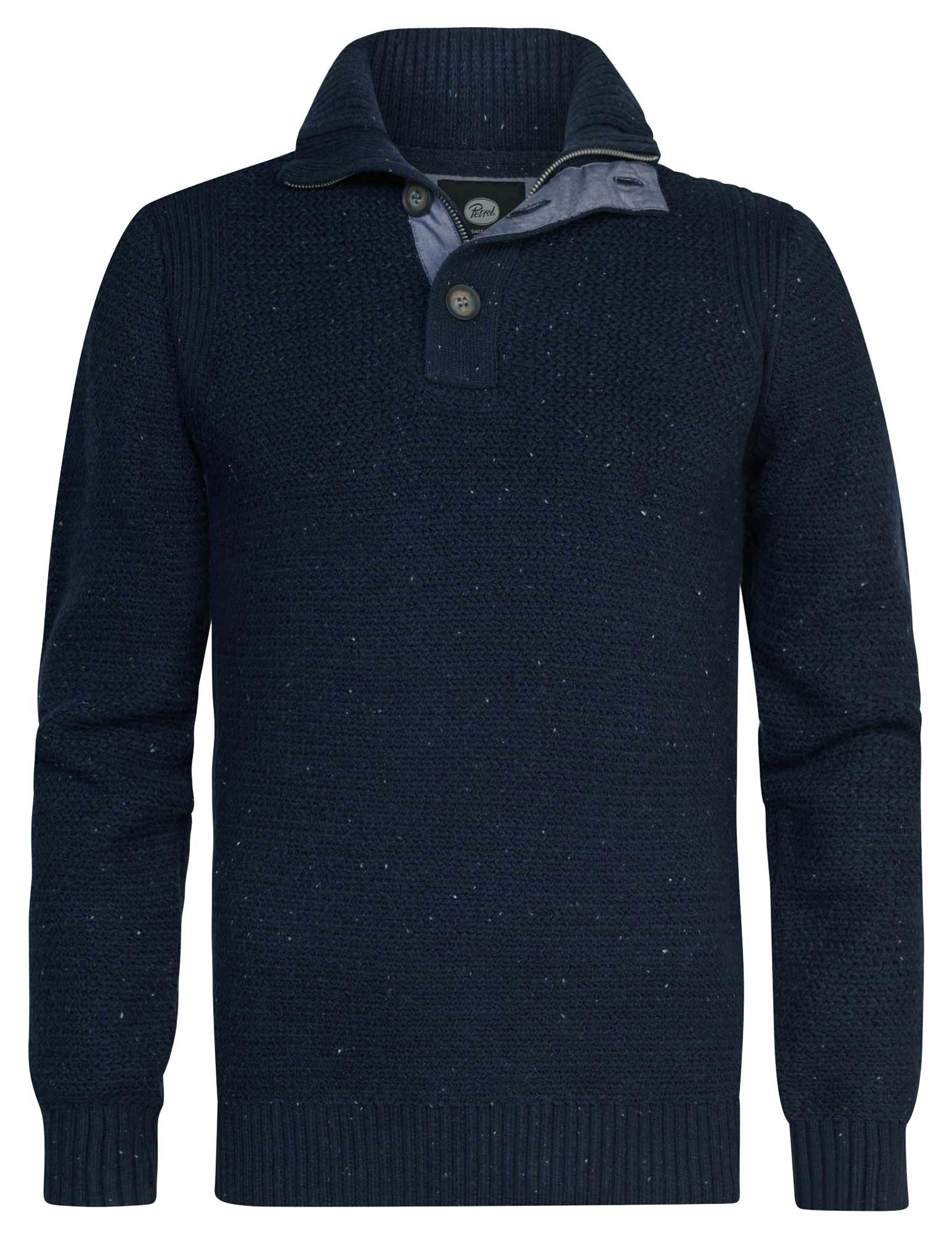 Petrol Trui M-3030-KWC226 Donker blauw