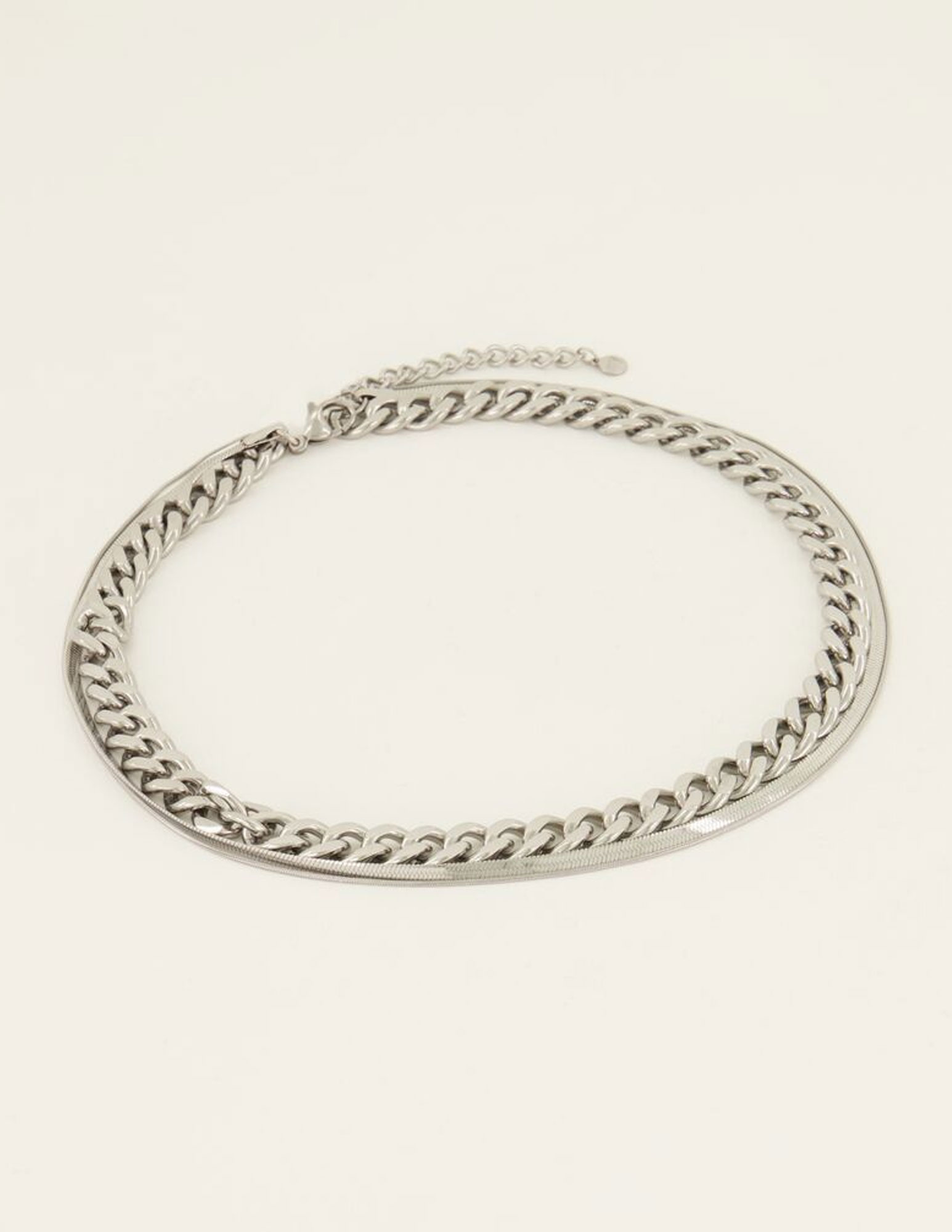 My Jewellery Ketting 3 lagen MJ07880 Zilver