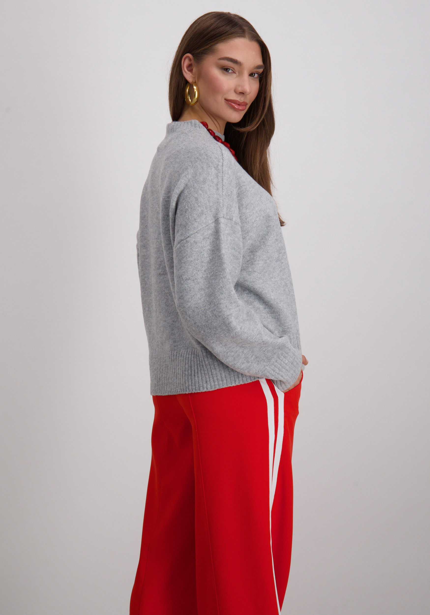 Vero moda Trui Boom 10320463 Licht grijs