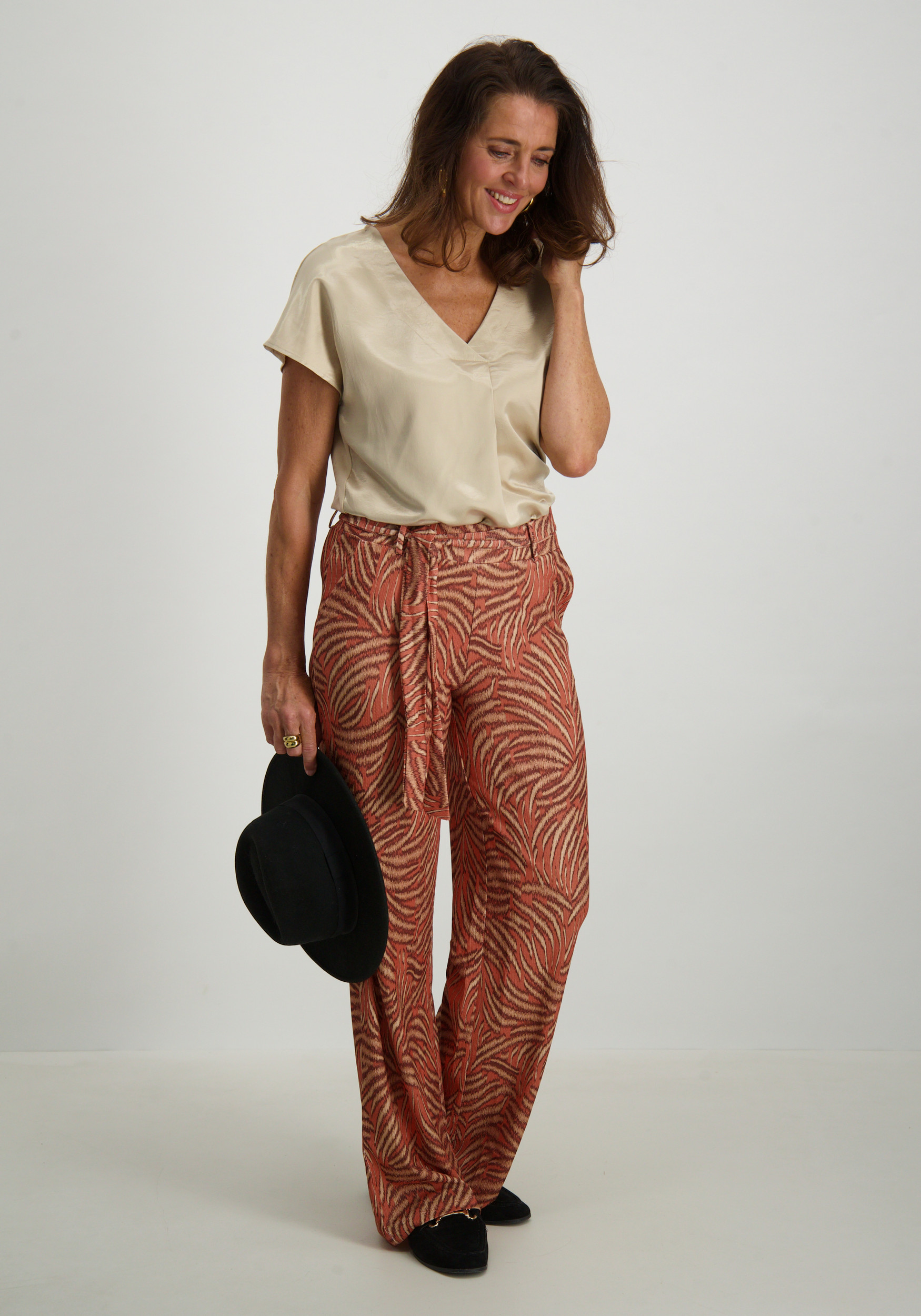 Tramontana Plum parade broek D03-15-101 Oranje