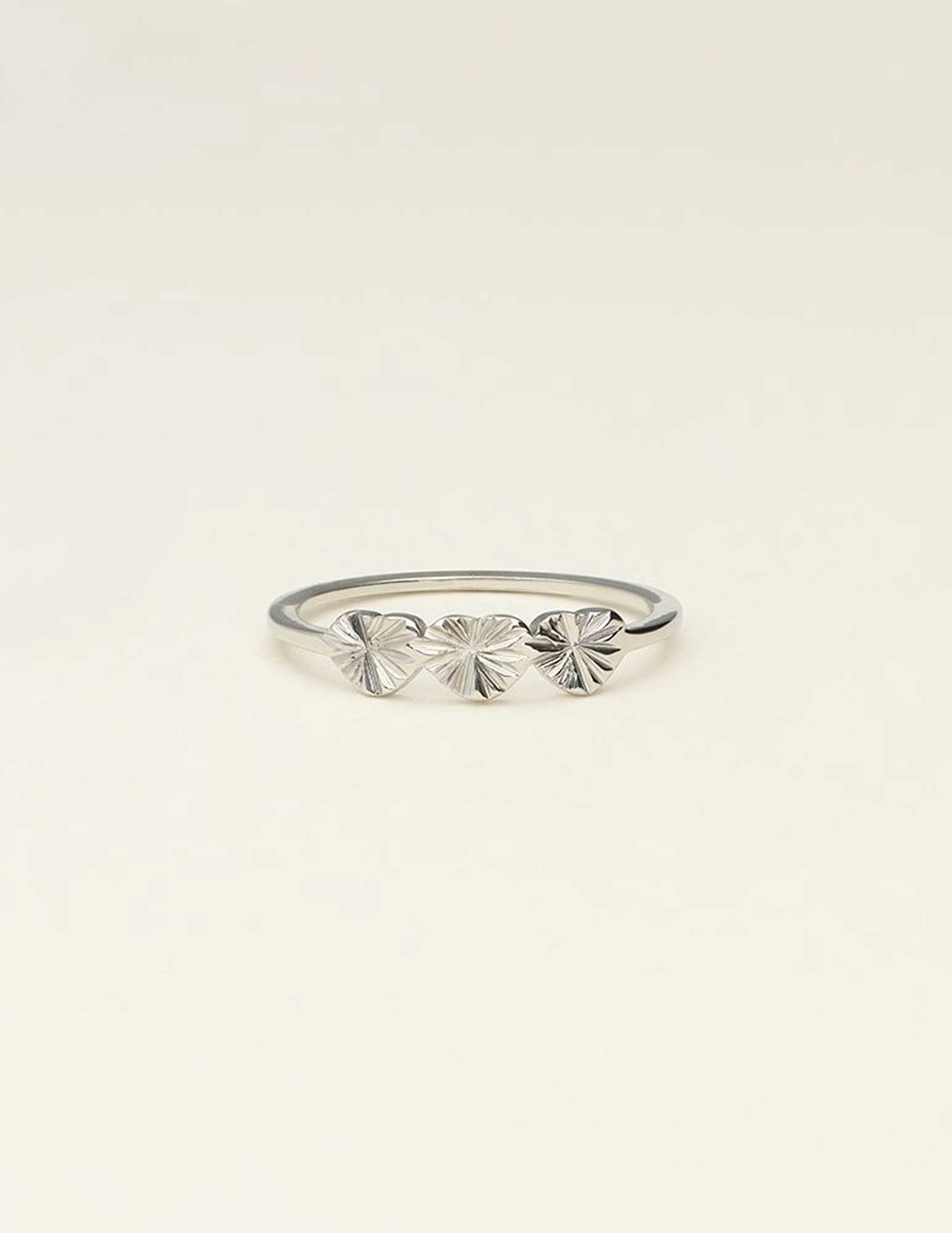 My Jewellery Ring met hartjes MJ08985 Zilver