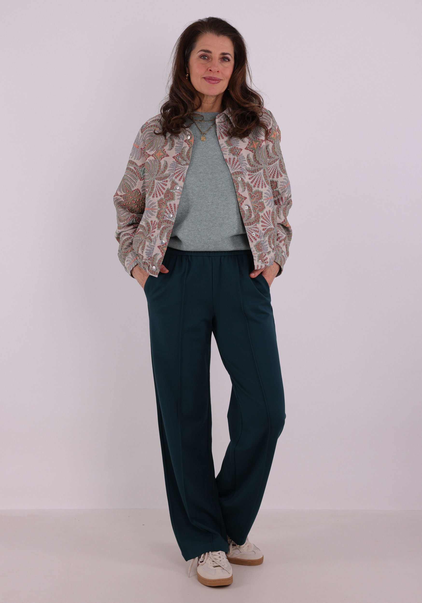 Only Broek Poptrash-suki 15235076 Petrol