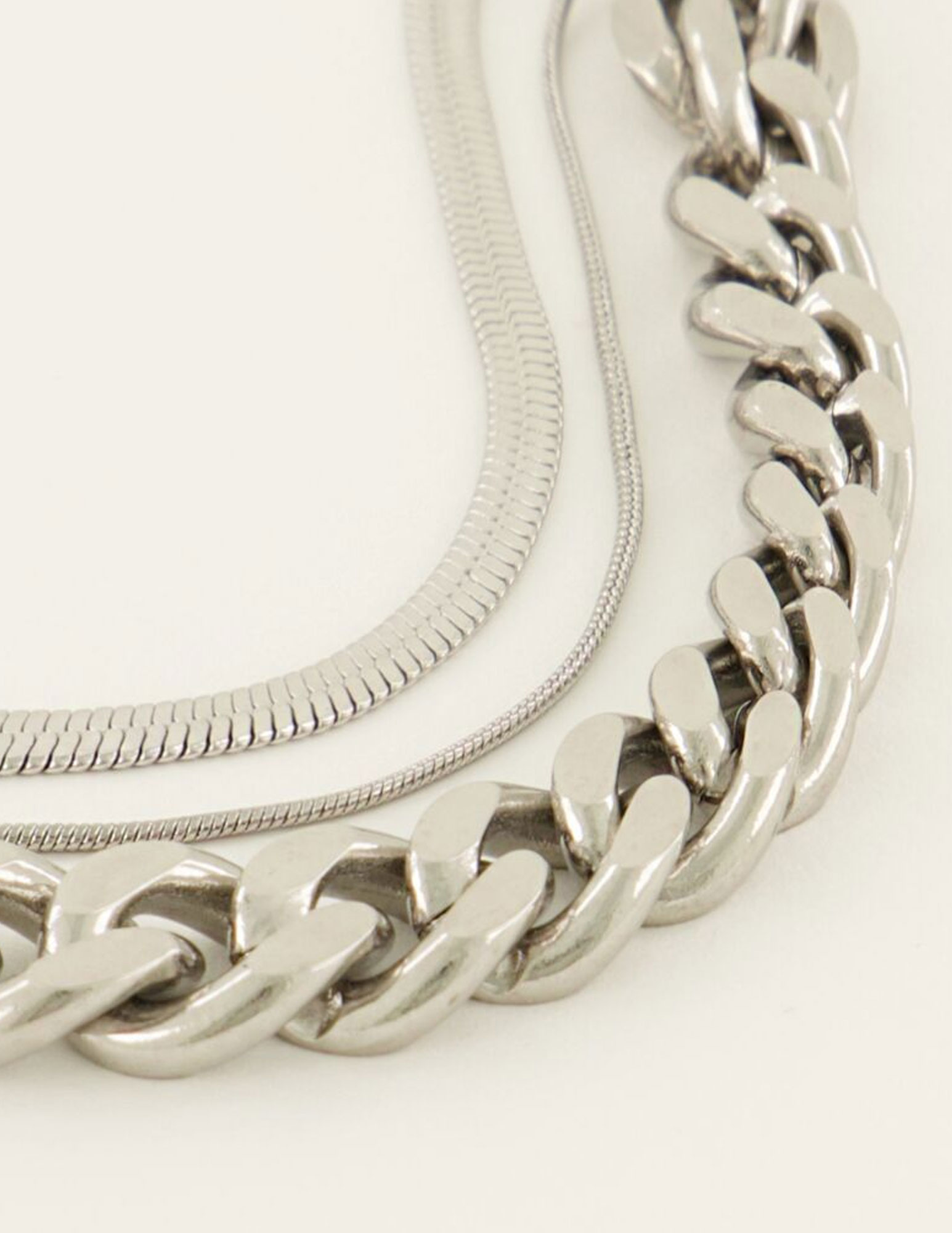 My Jewellery Armband 3 lagen MJ07903 Zilver