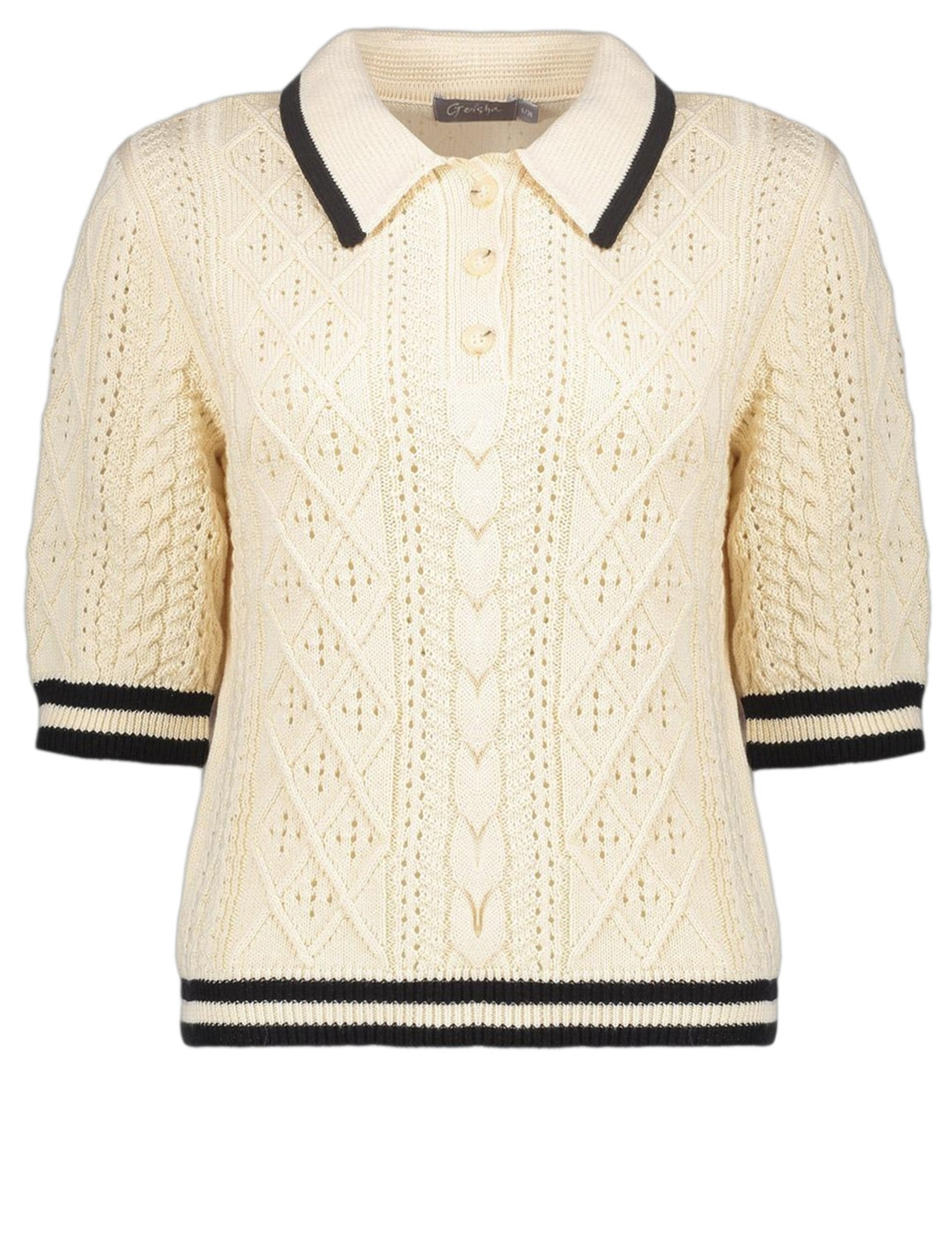 Geisha Trui  64052-23 Wolwit-ecru