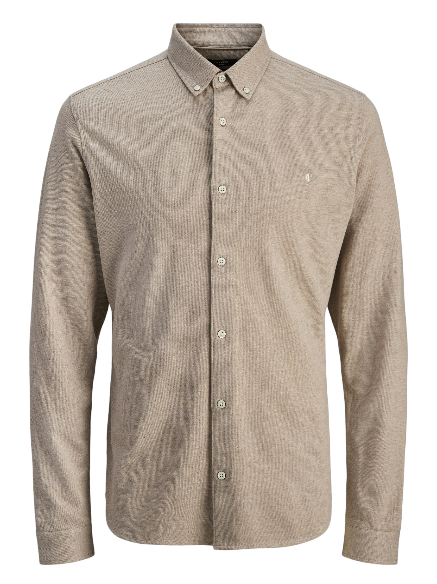 Jack & jones Overhemd Blublake 12284463 Beige