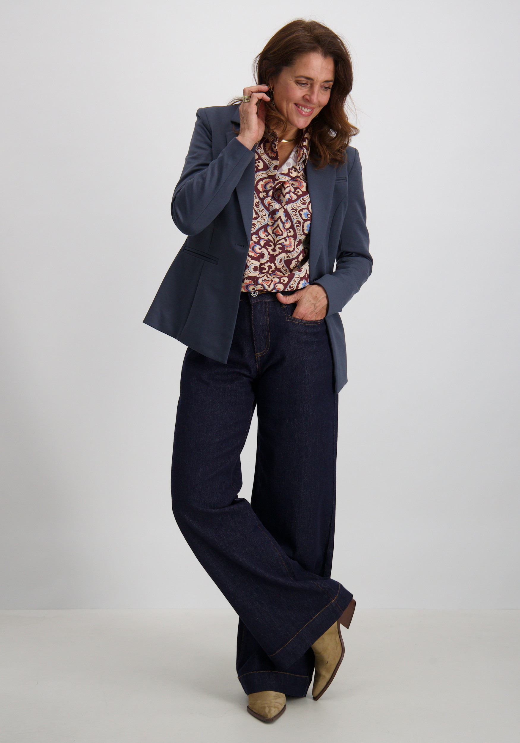 Only Blazer Peach 15298659 Blauw design