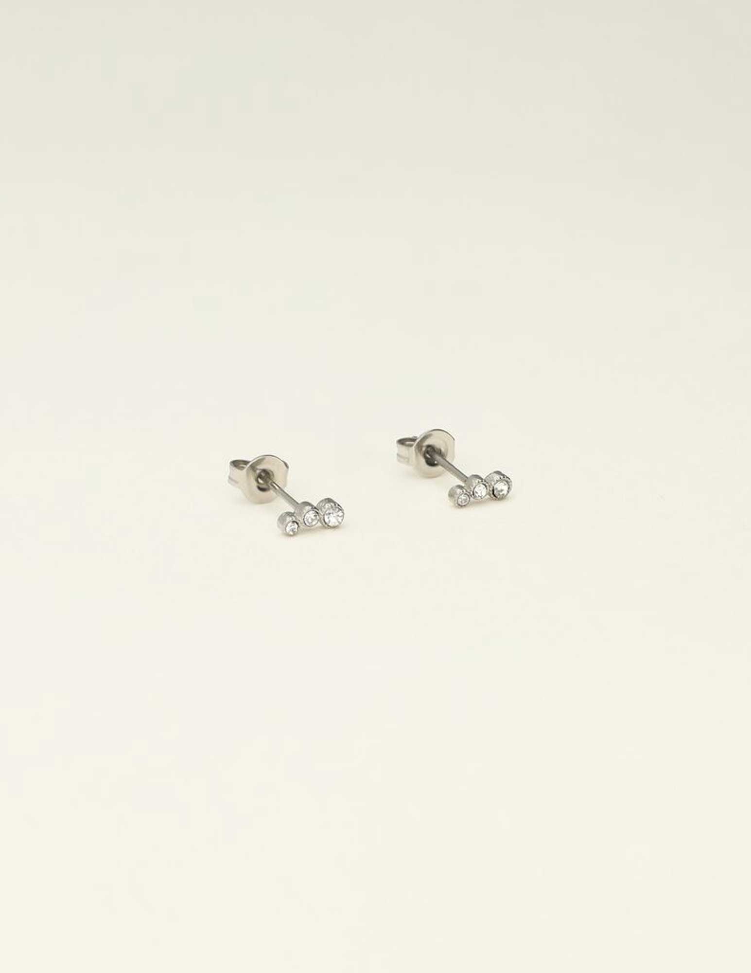 My Jewellery Studs strass MJ09482 Zilver