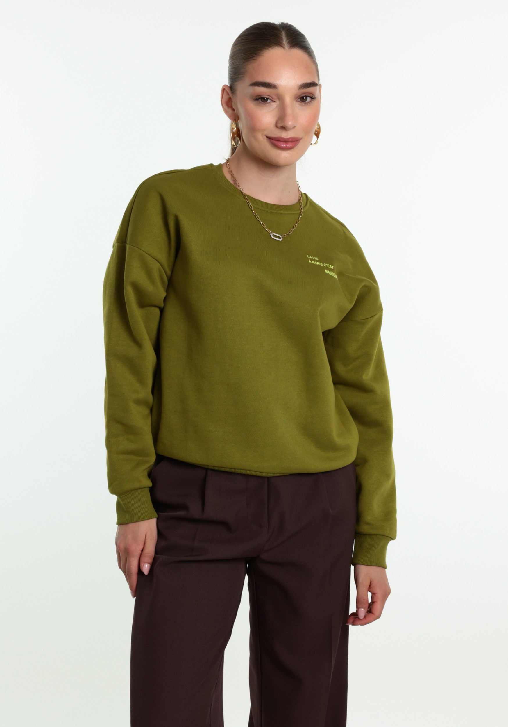 ONLY Sweater Zenja 15365859 Groen