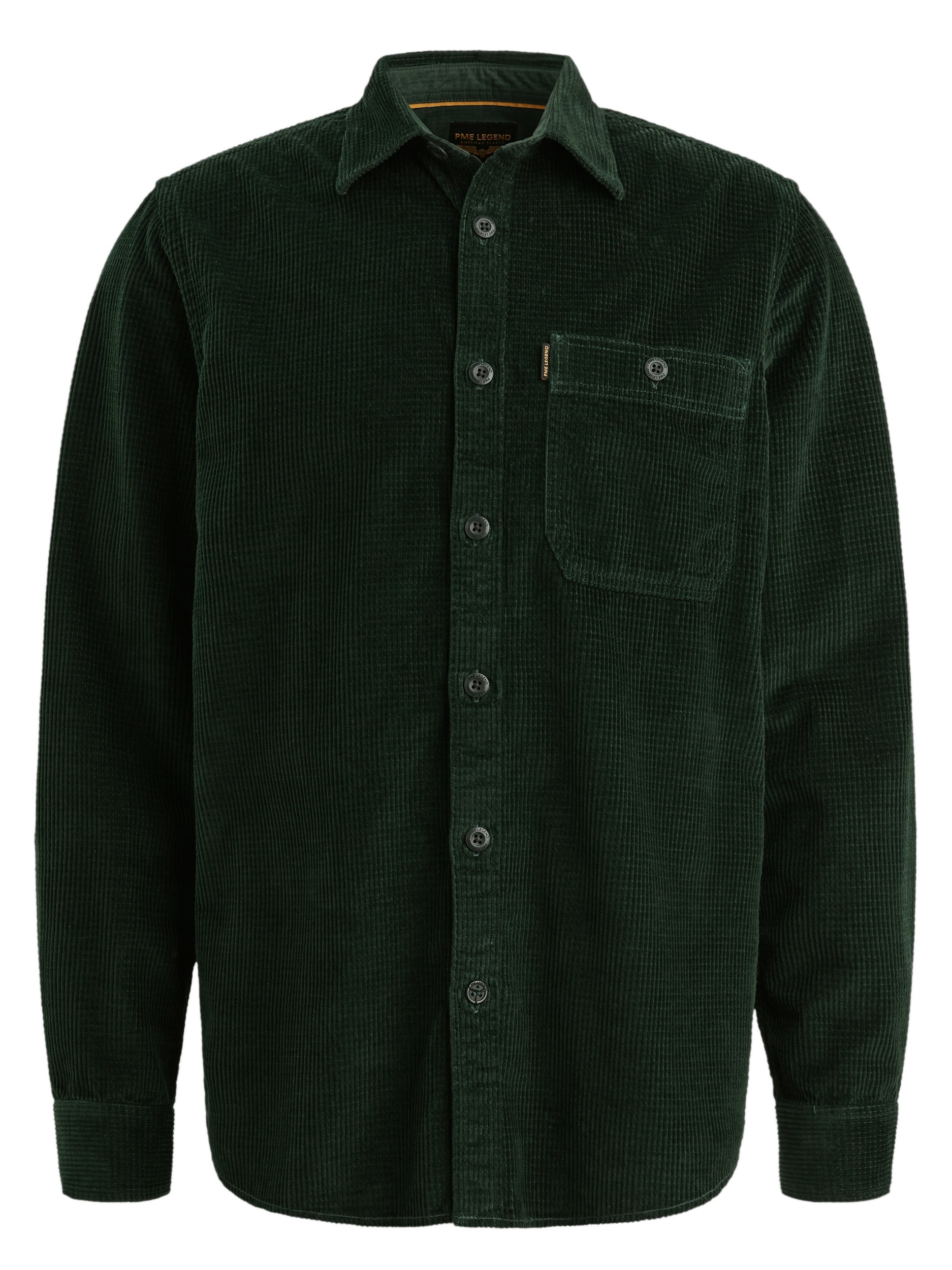 PME Legend Overshirt Dobby PSI2510206 Donker groen