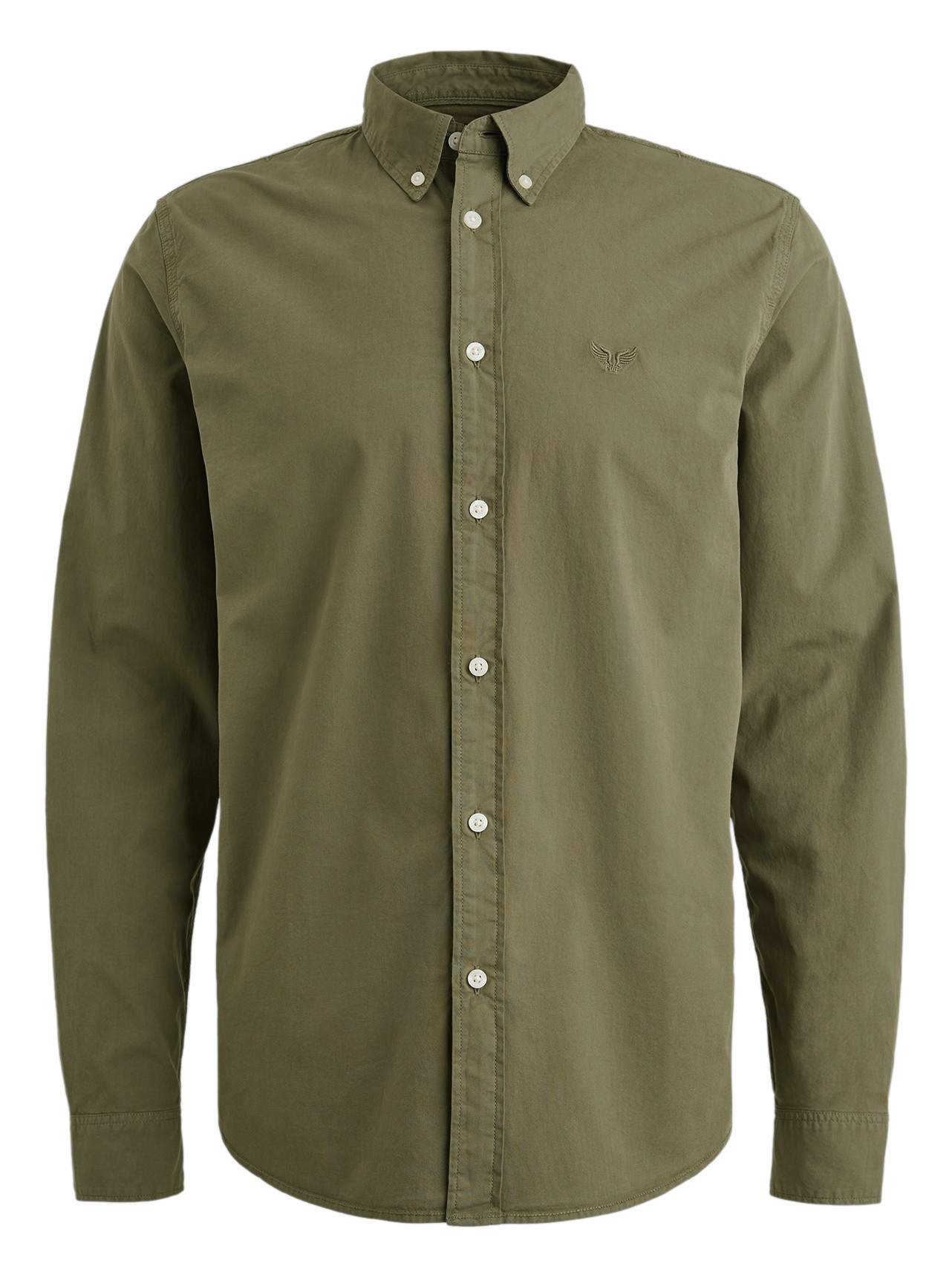 PME Legend Overhemd American classic PSI000044 Midden groen