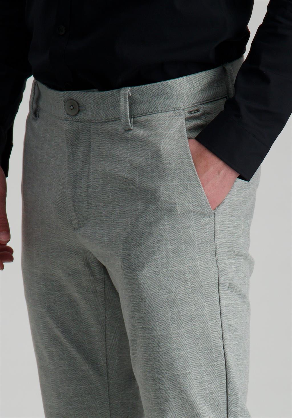 ONLY & SONS Mark pants herringbone 22026836 Midden groen