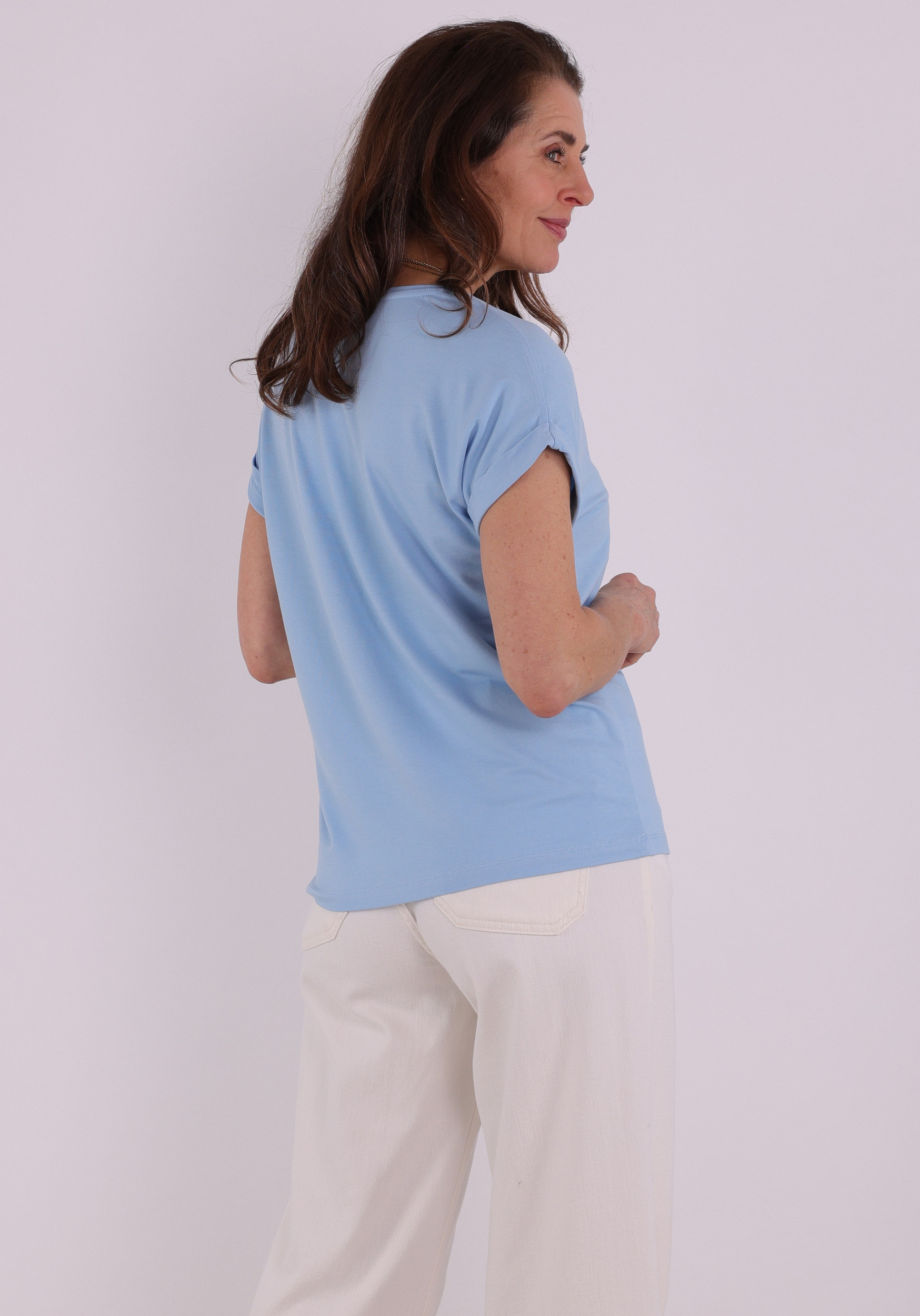 Only T-shirt Moster 15106662 Licht Blauw