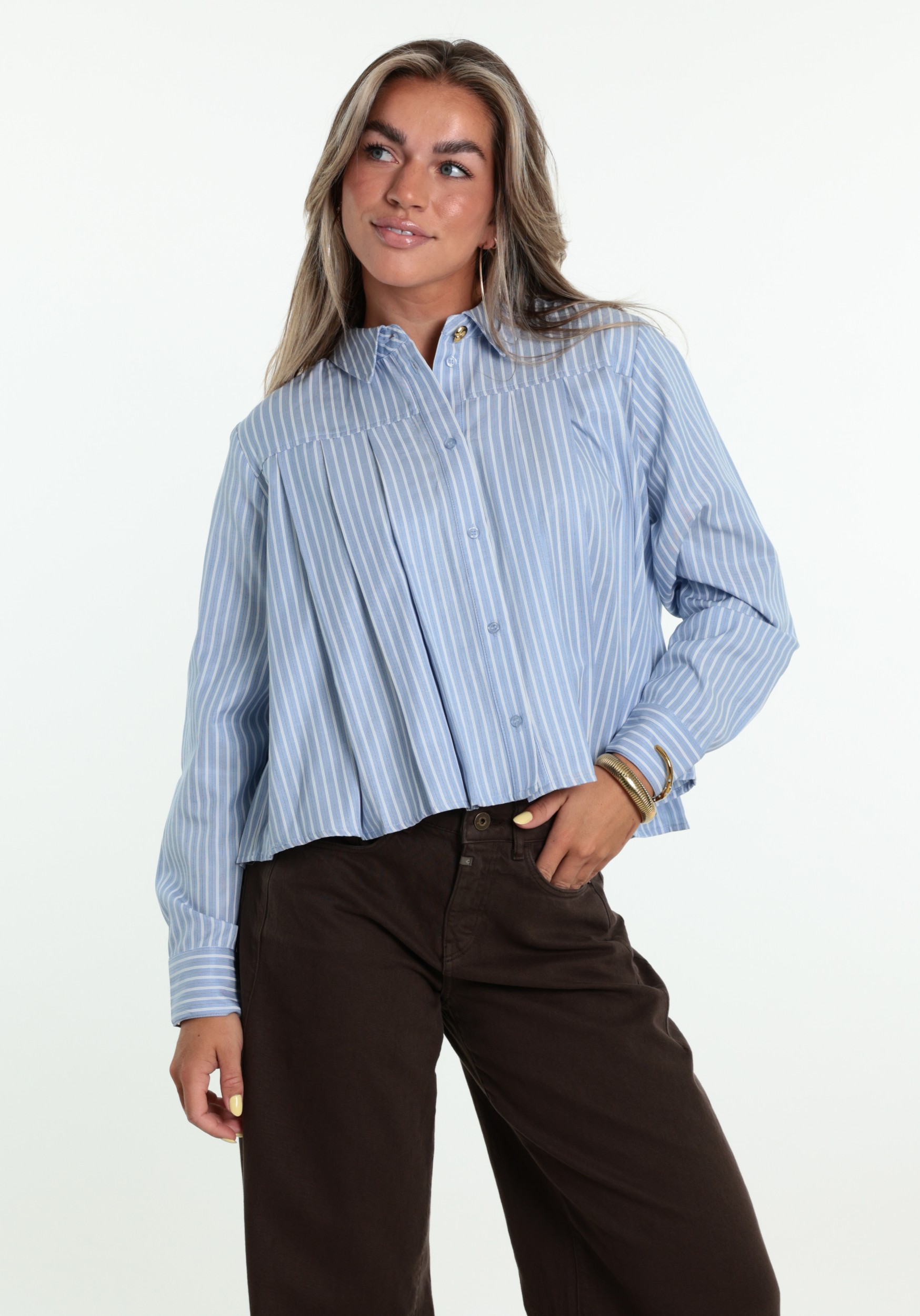 Culture Blouse Manga 50113517 Blauw