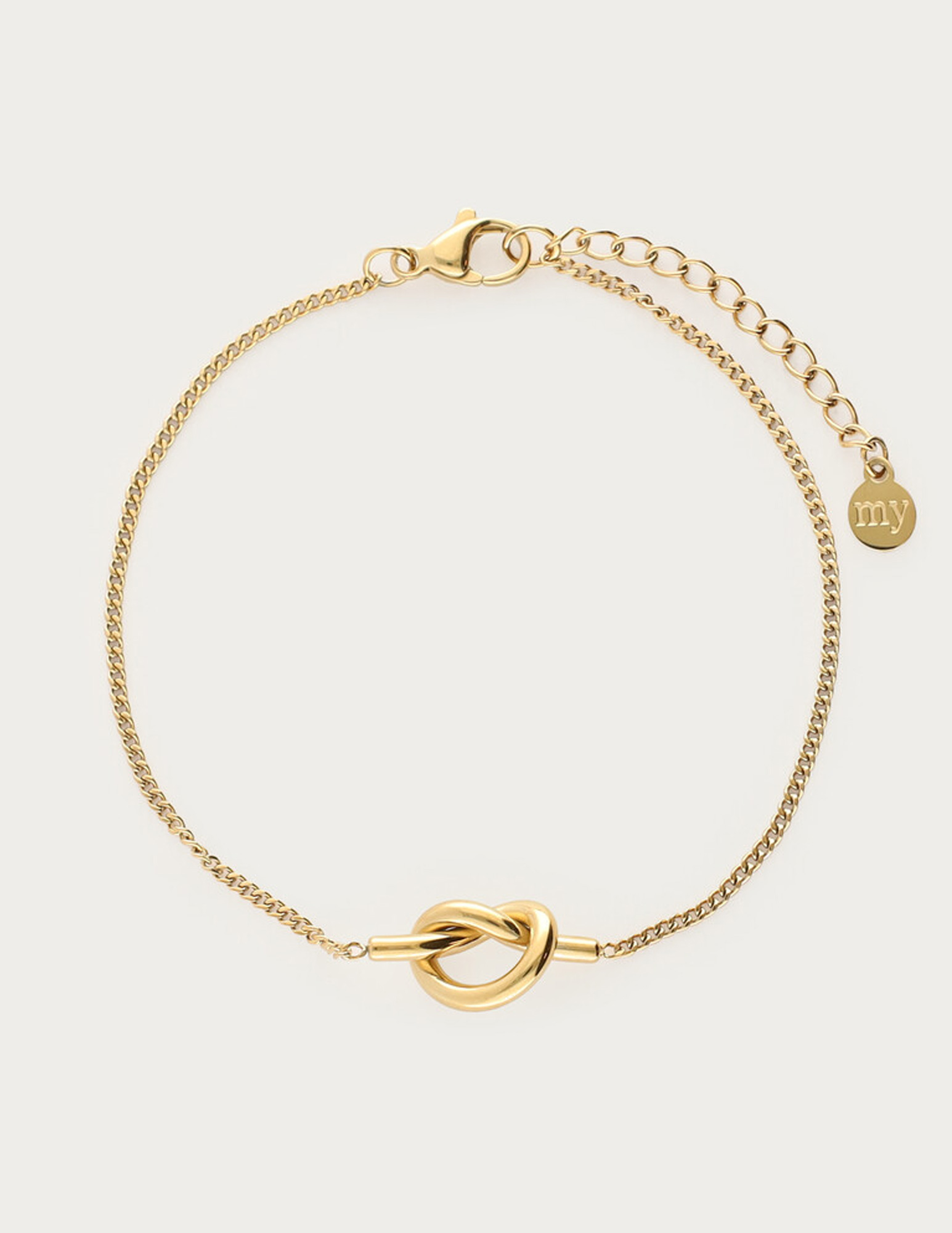 My Jewellery Bold armband pretzel MJ14147 Goud