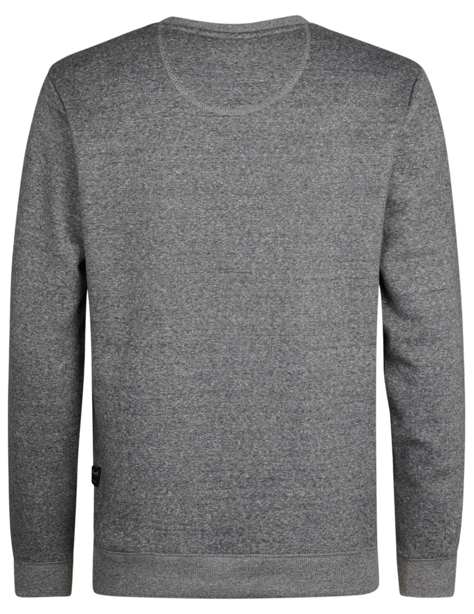 Petrol Sweater met opdruk M-3050-SWR309 Grijs