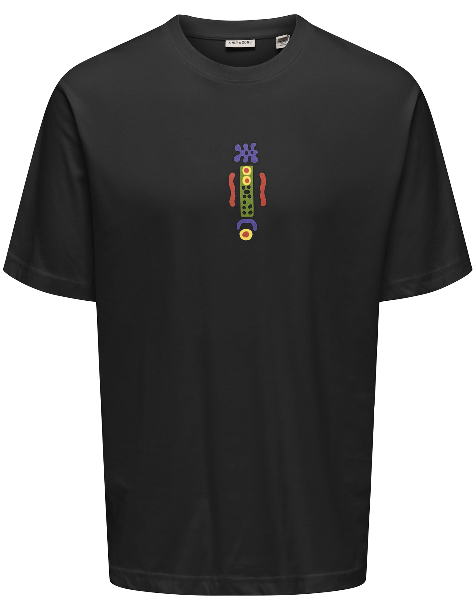 ONLY & SONS T-shirt Malik 22035267 Zwart