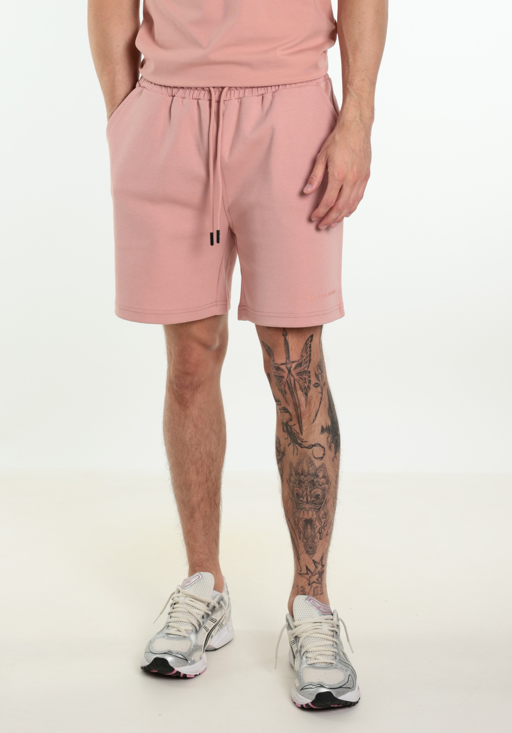 Off The Pitch Short Blossom OTP261025 Zalm