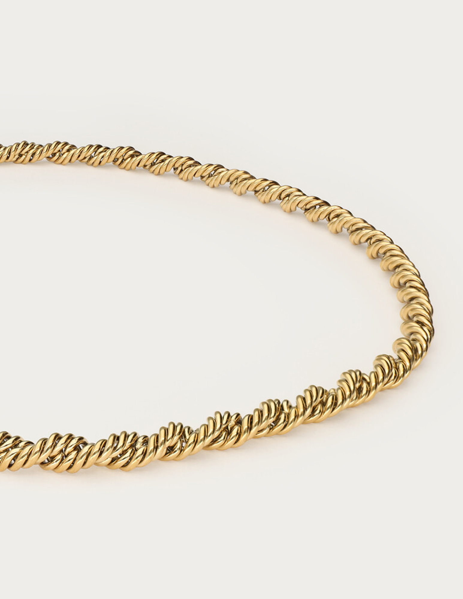 My Jewellery Bold ketting gedraaid groot MJ14160 Goud