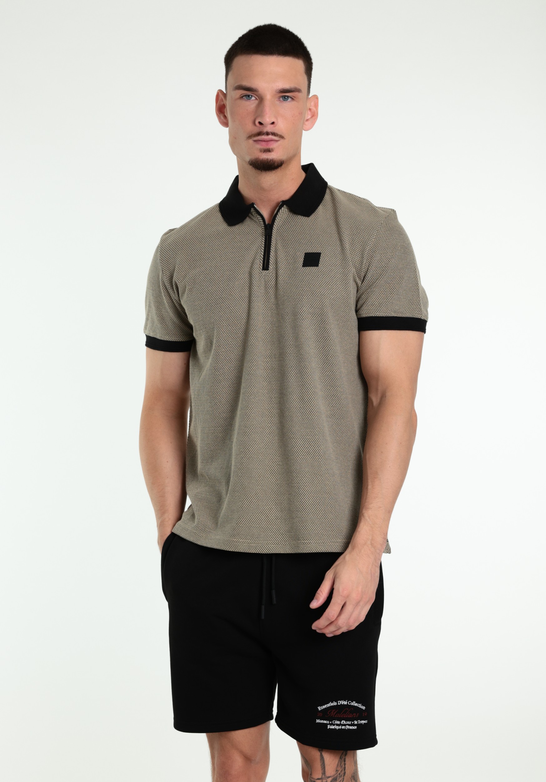Petrol Polo M-1060-POL907 Licht Bruin