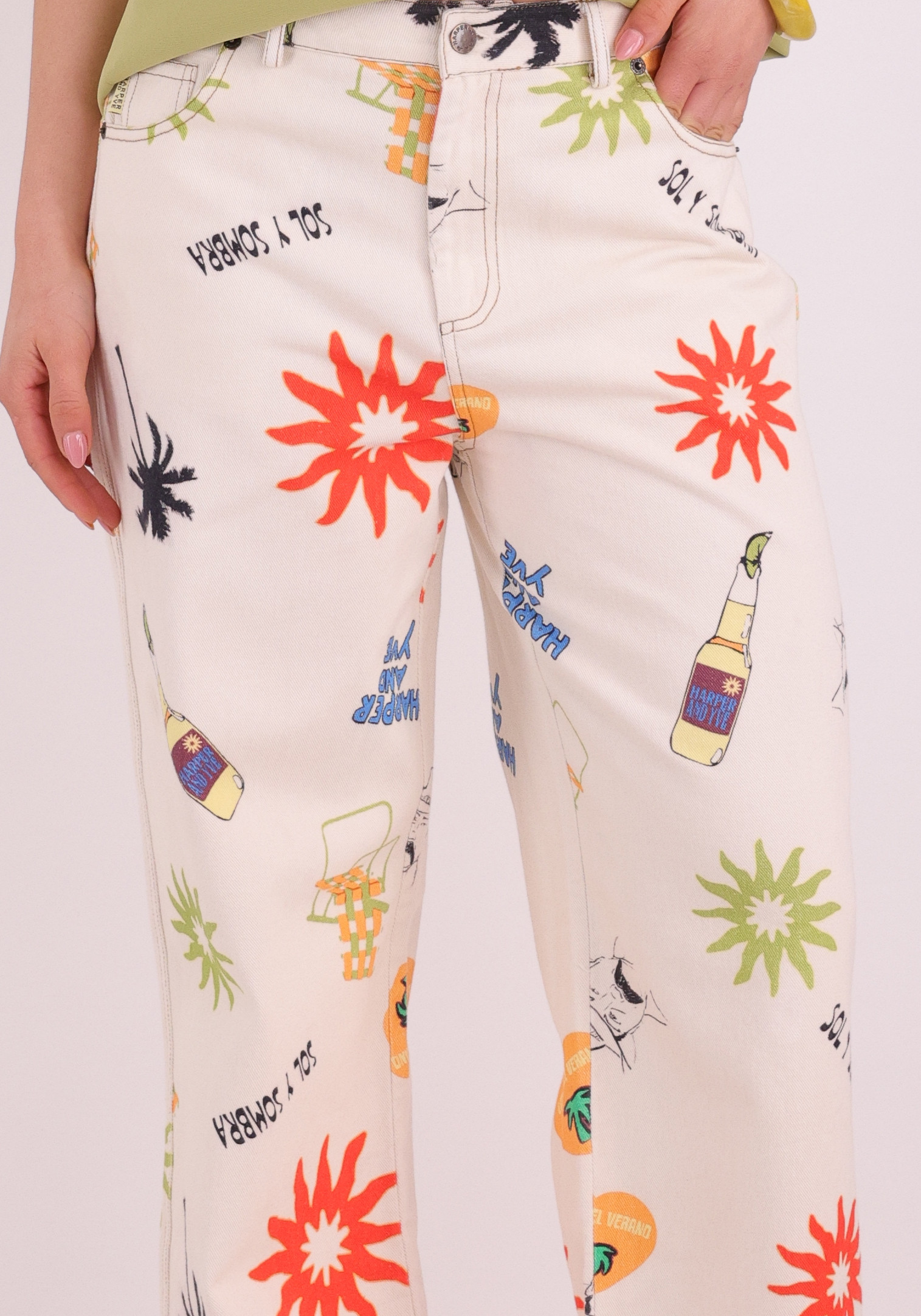 Harper & Yve Broek Yve HS6C106 Ecru