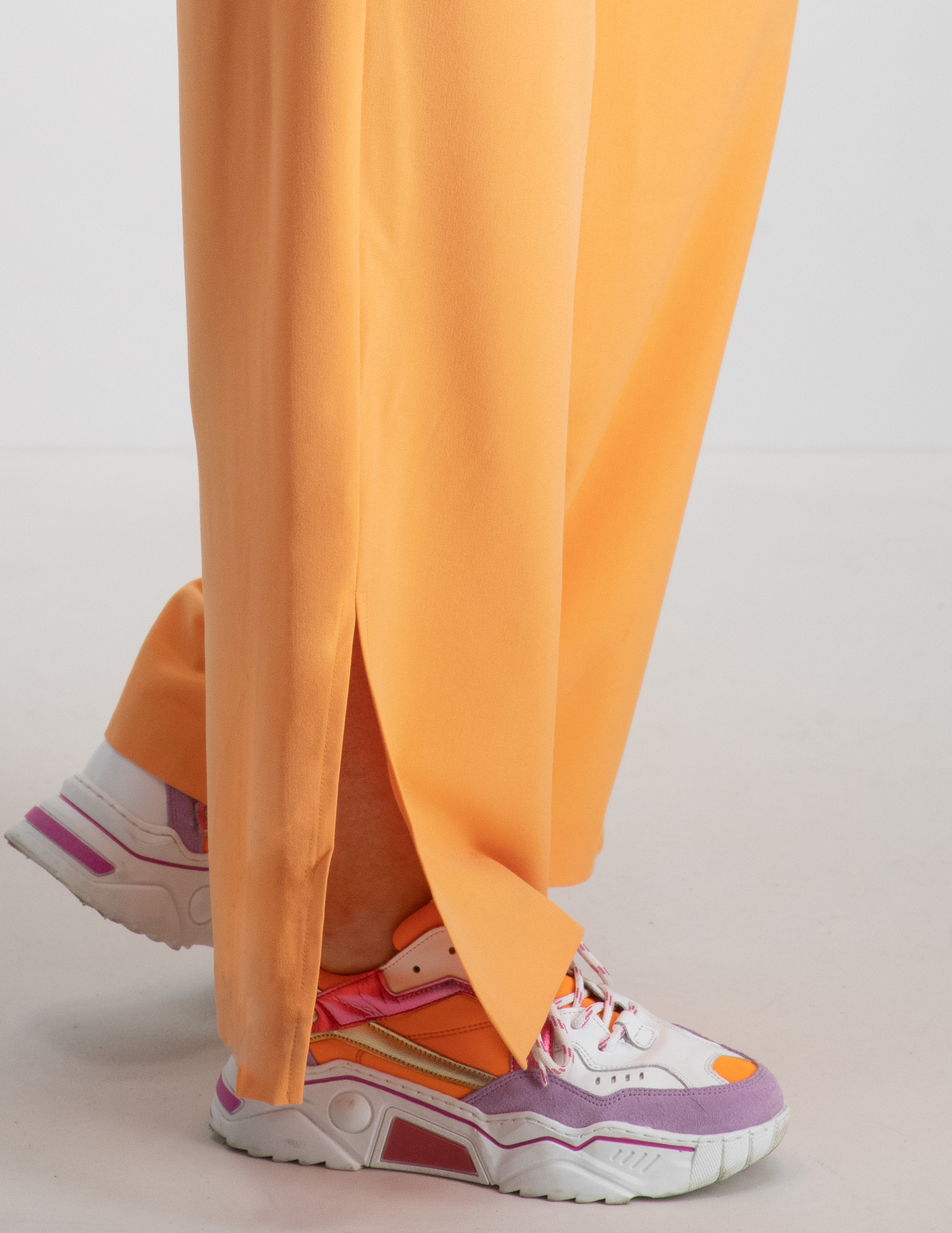 Vero moda Broek Troiantaia 10287569 Oranje