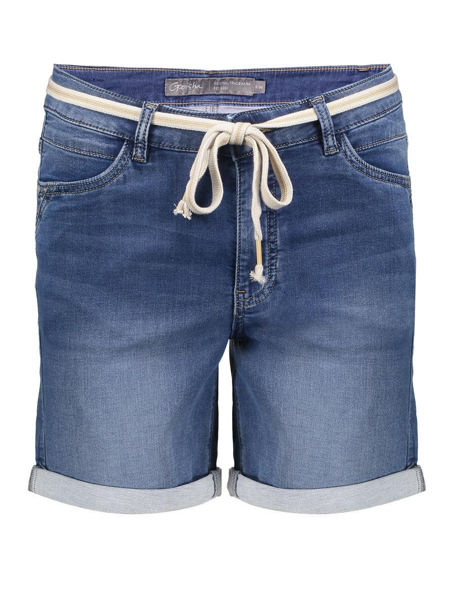 Geisha Korte broek 51005-10 Blauw design