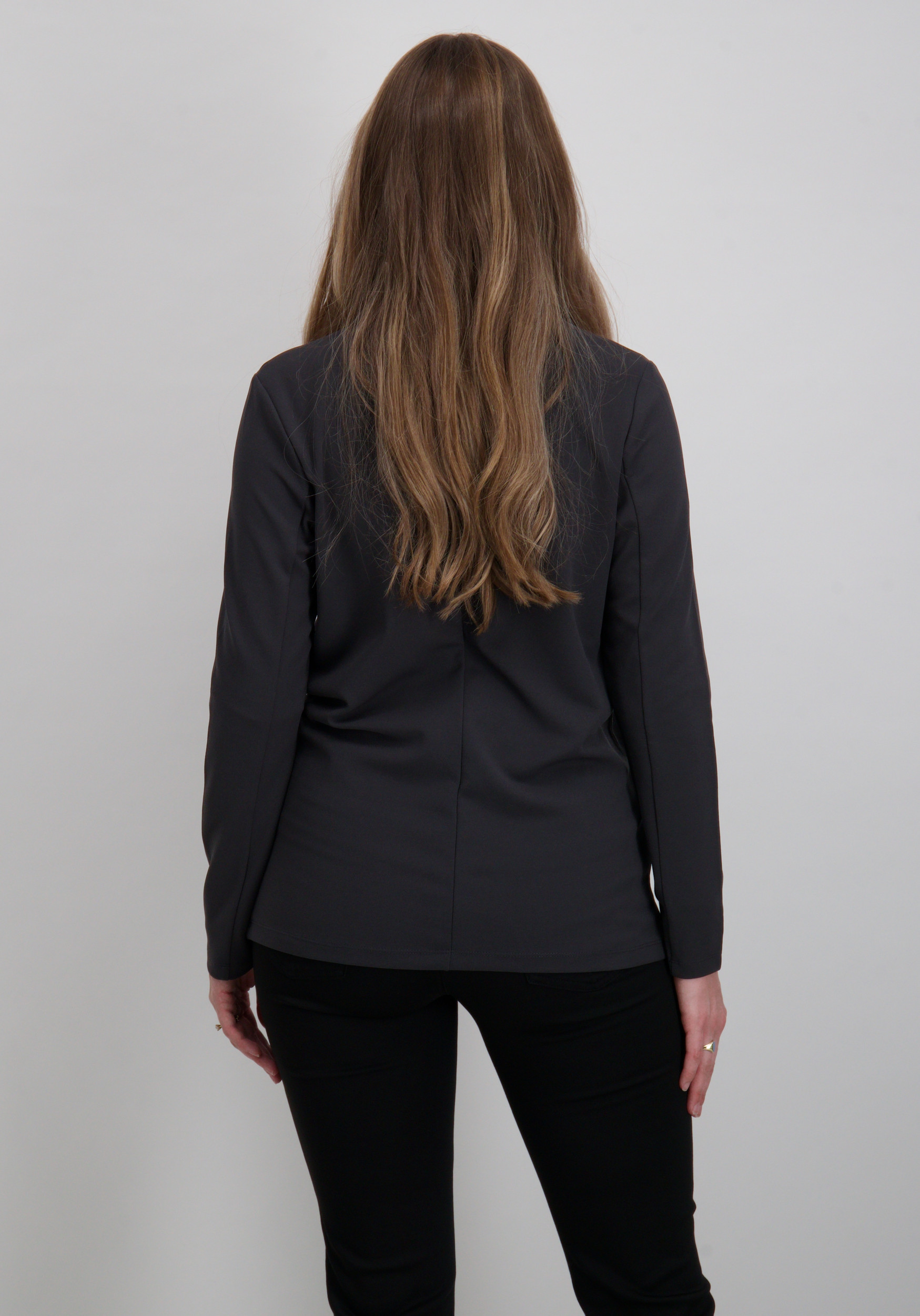 Jacqueline de jonge Blazer Louisville 15221235 Donker Grijs