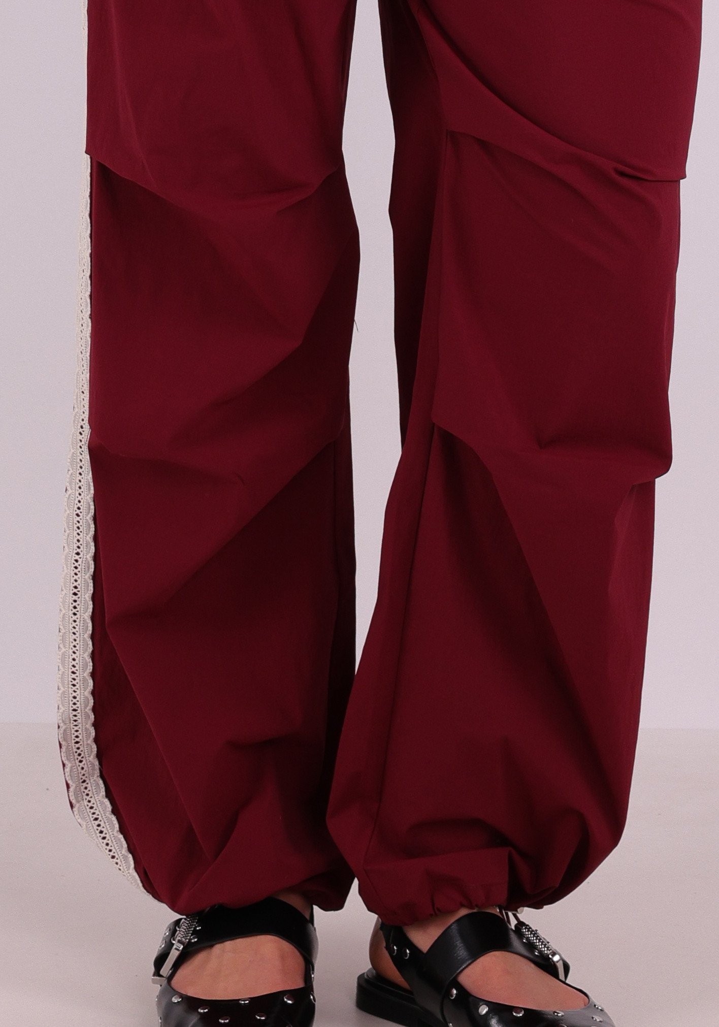 Colourful Rebel Broek Rose Crochet WP117662 Rood