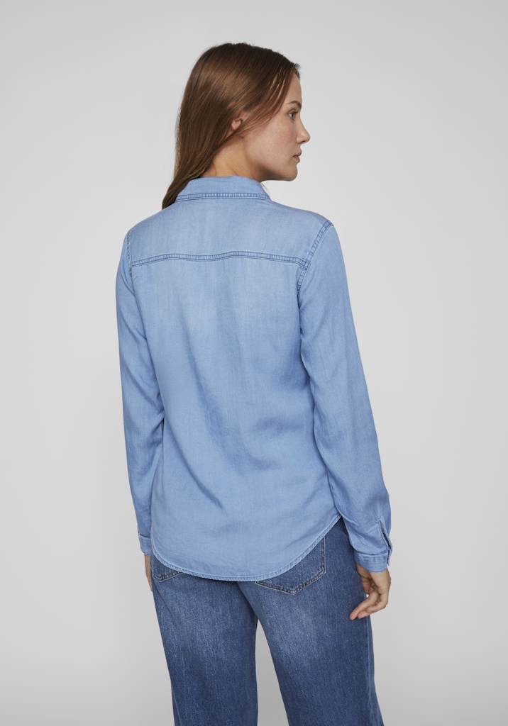 Vila Blouse Bista 14033008 Blauw