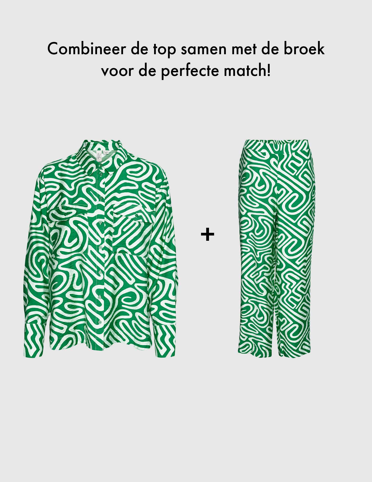 Vero moda Broek Vigdis 10323272 Groen