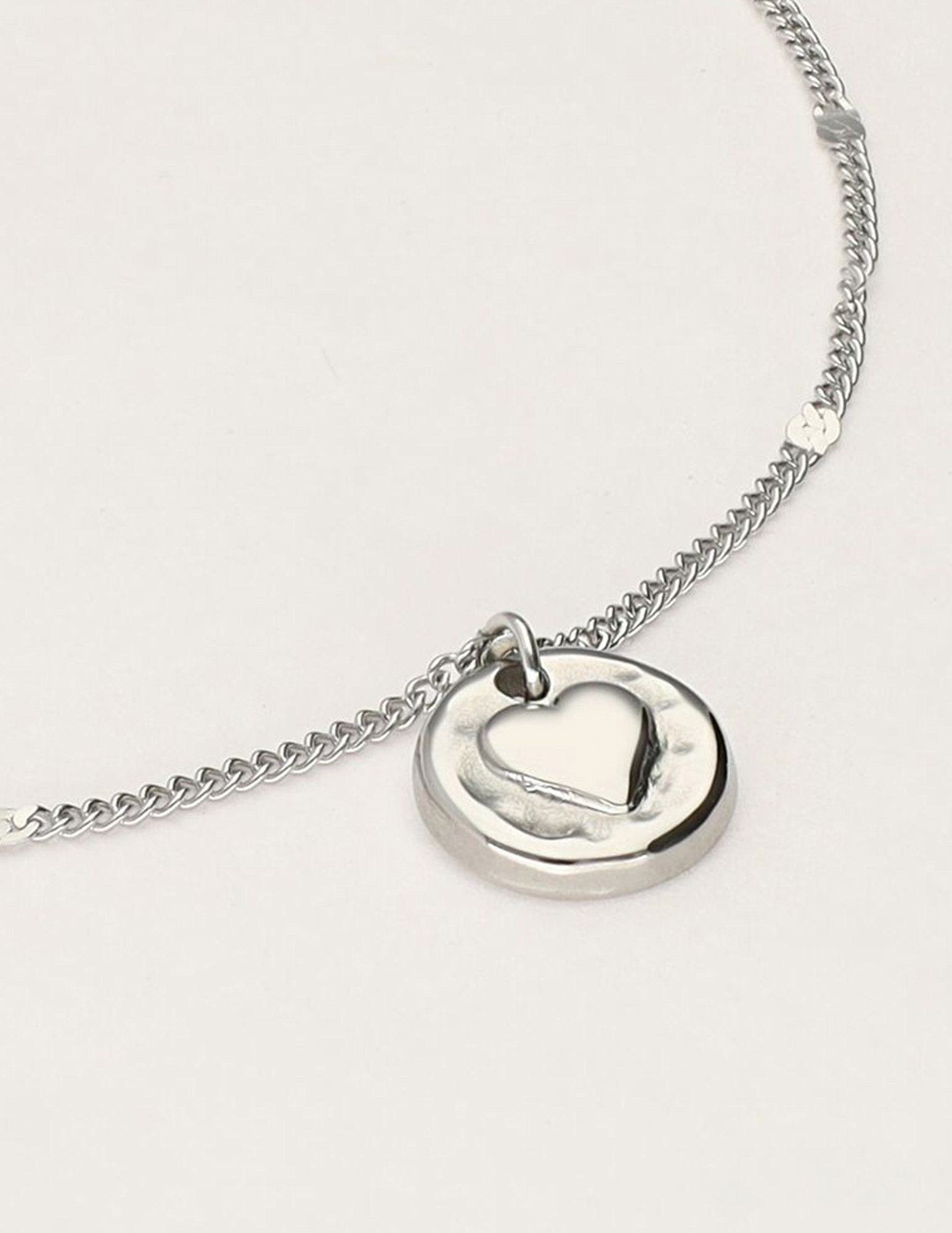 My Jewellery Armband Hammered heart MJ11539 Zilver
