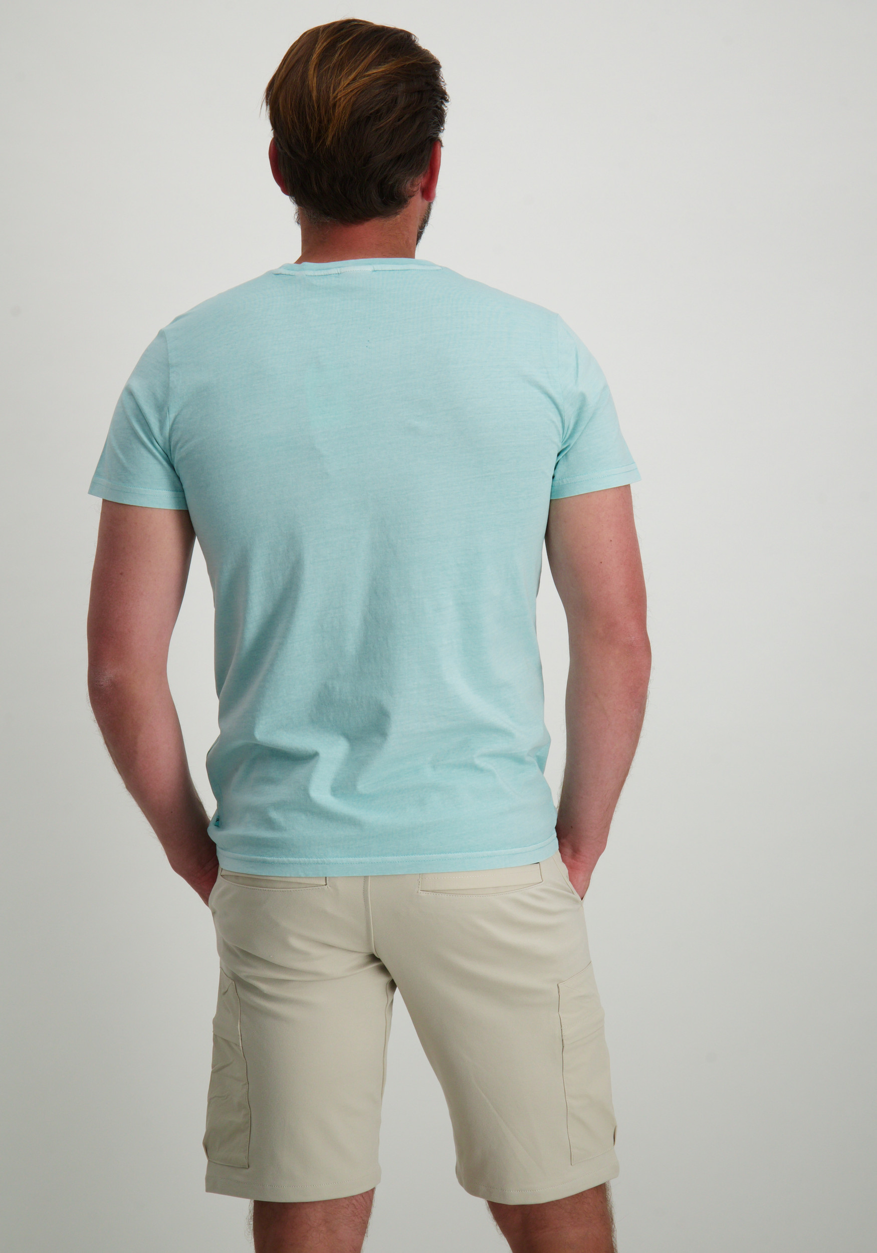 Petrol T-shirt M-1050-TSR632 Licht blauw