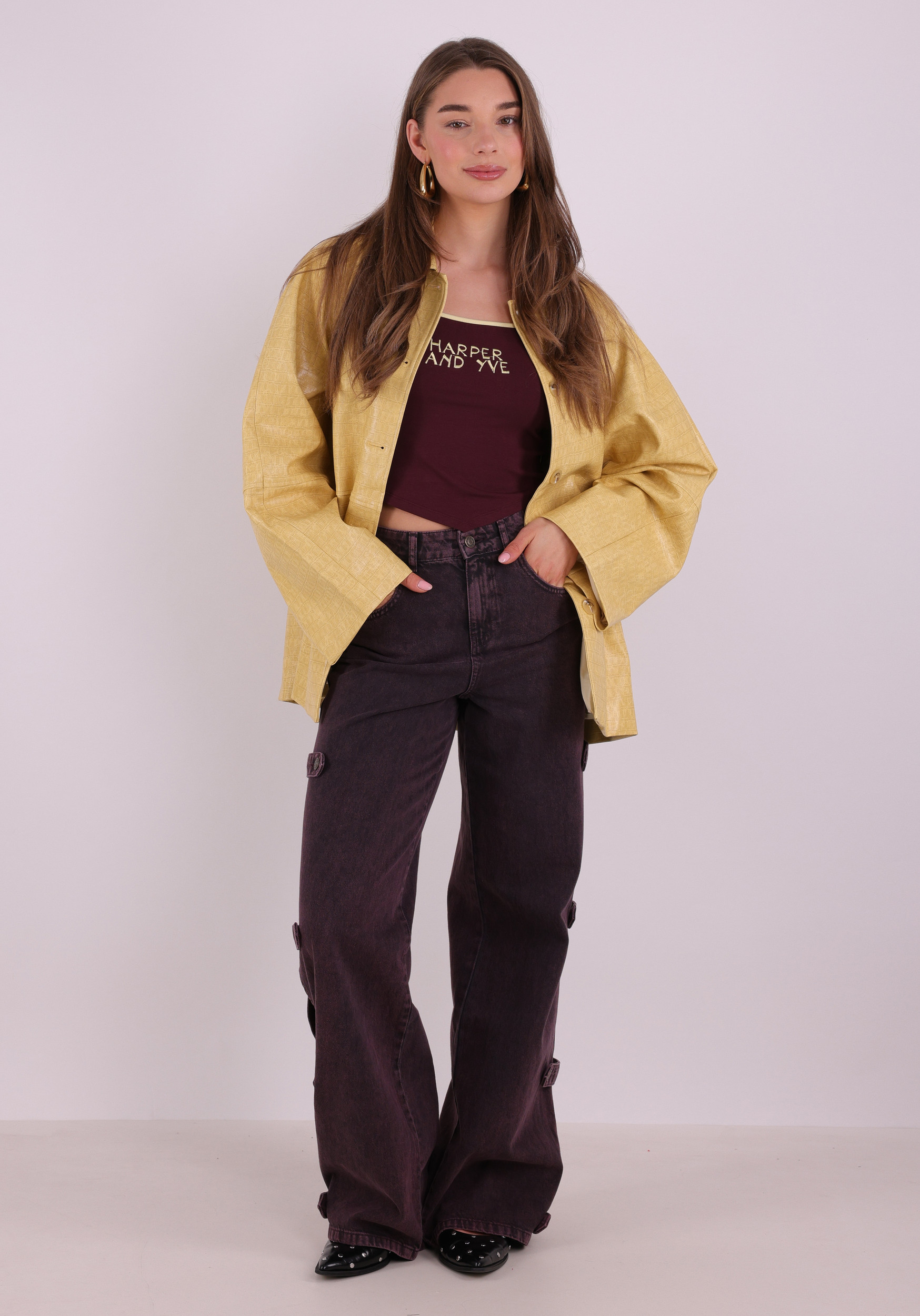 Harper & Yve Jacket Mees SS6N201 Licht geel