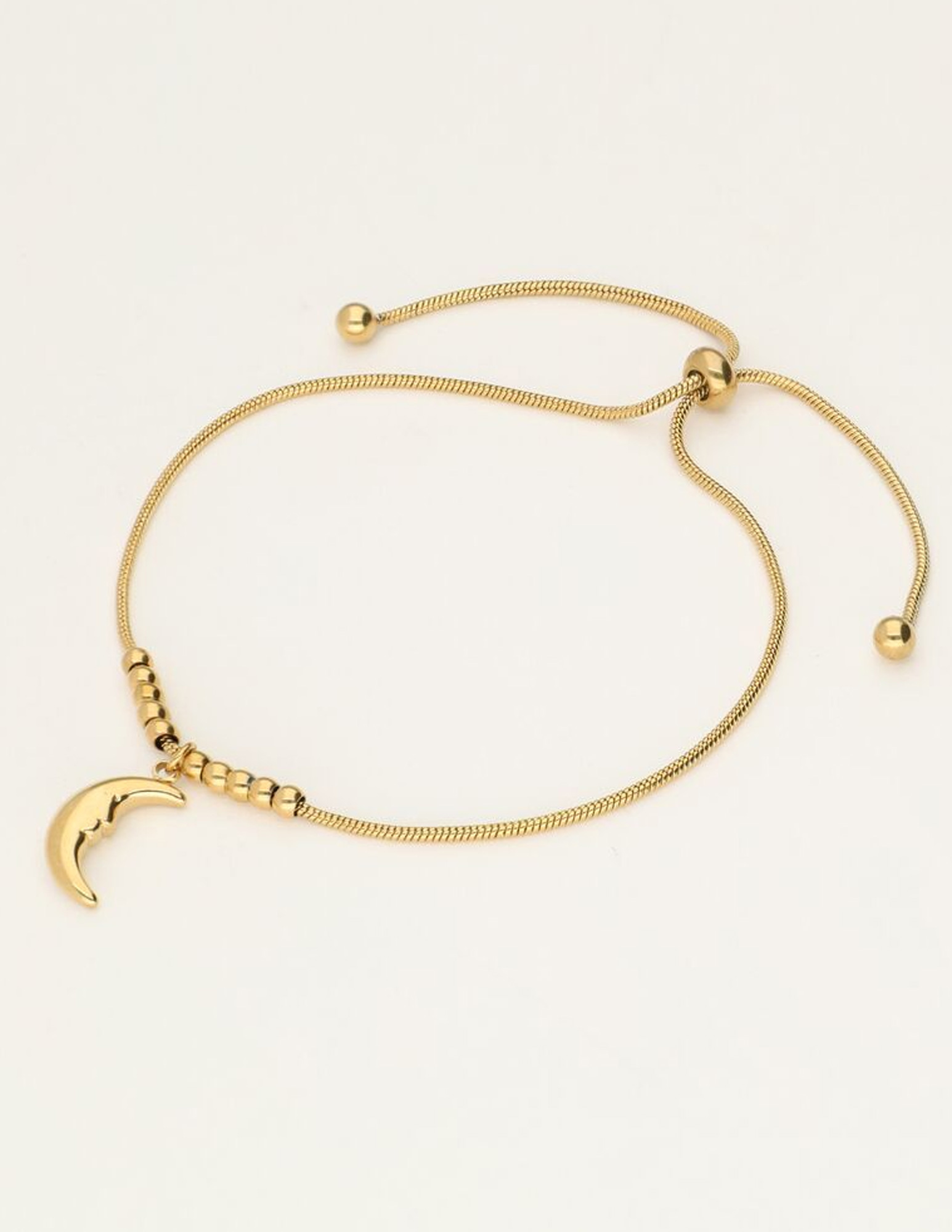My Jewellery Armband dots & moon MJ09726 Goud