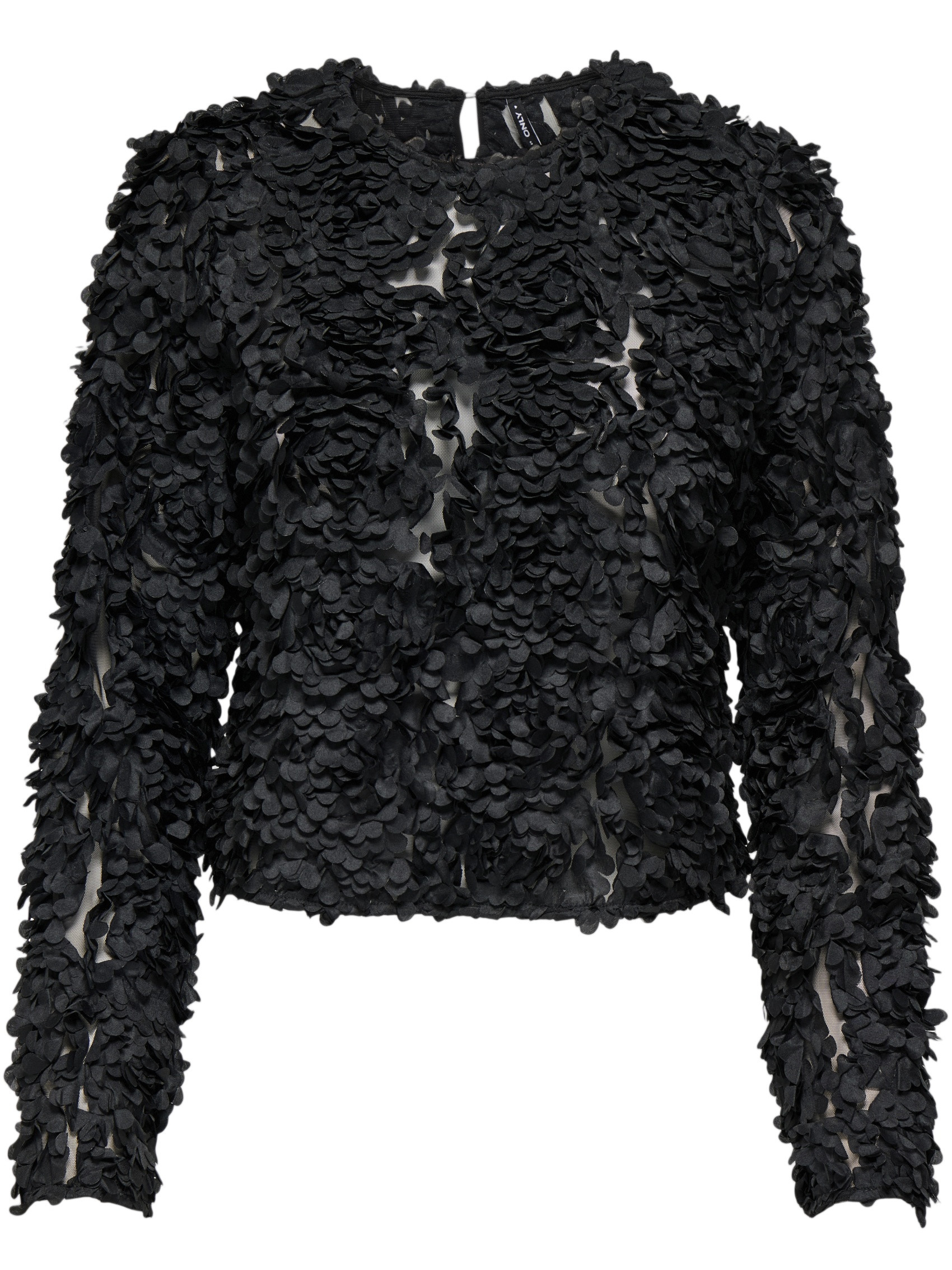 Only Top Rosebloom 15364572 Zwart