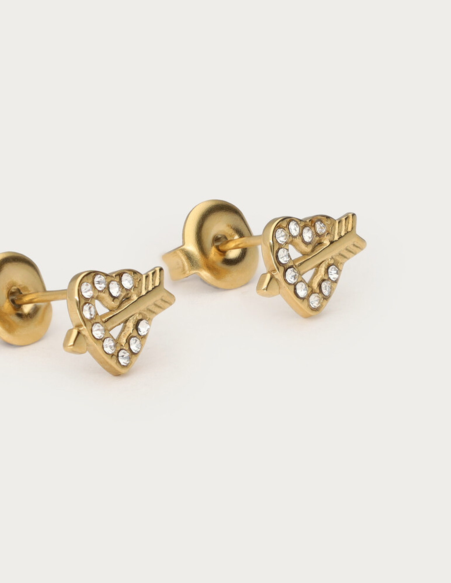 My Jewellery Studs pijl en hartjes boog MJ14860 Goud