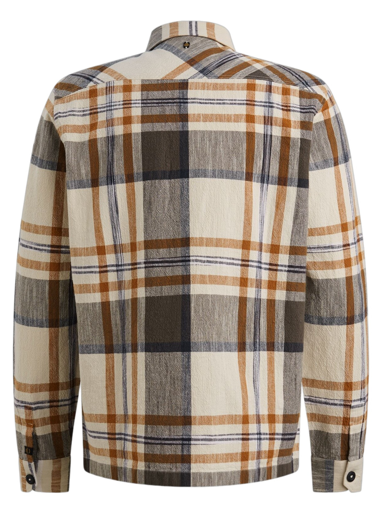 PME Legend Overhemd checked PSI2602218 Bruin