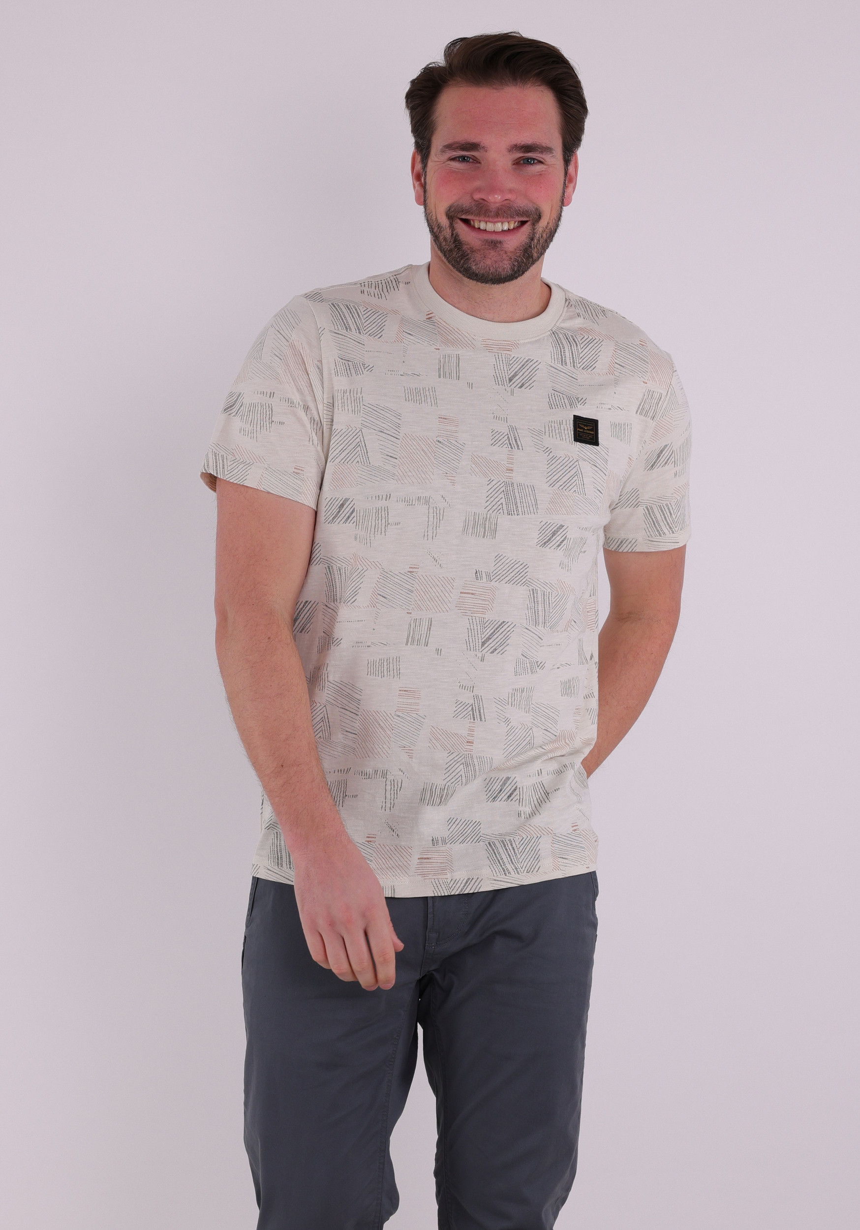 PME Legend T-shirt r-neck PTSS2602561 Ecru